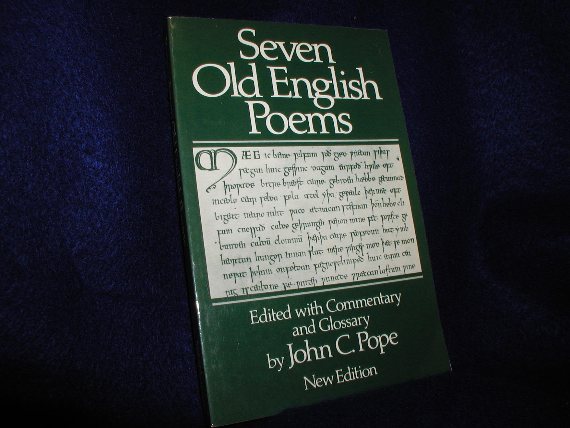 Seven Old English Poems (Norton Paperback),New