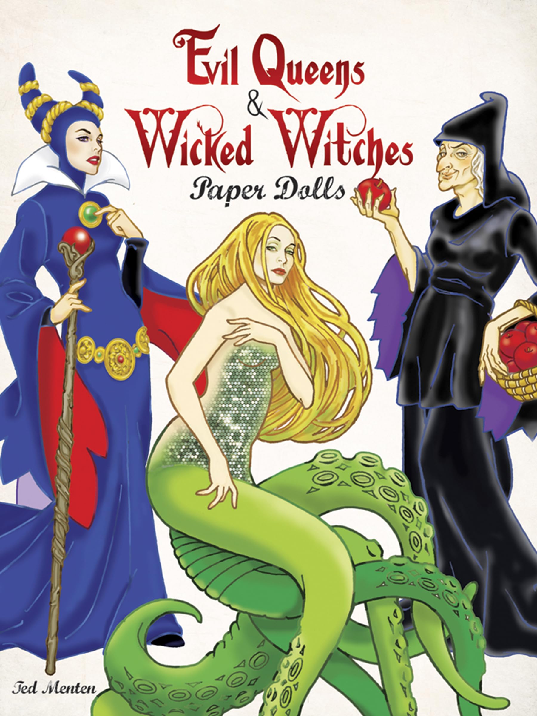 Evil Queens and Wicked Witches Paper Dolls,Used