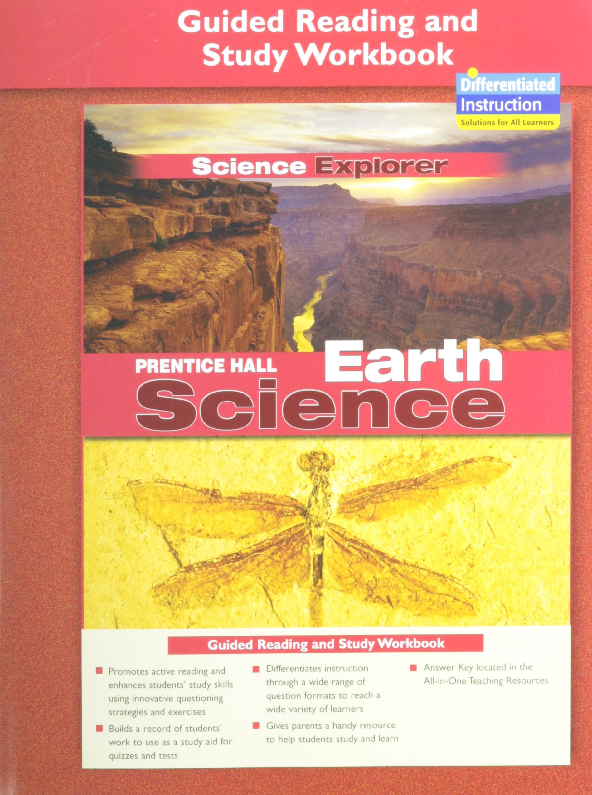 Earth Science Guided Reading And Study Workbook And Lab Manual,New