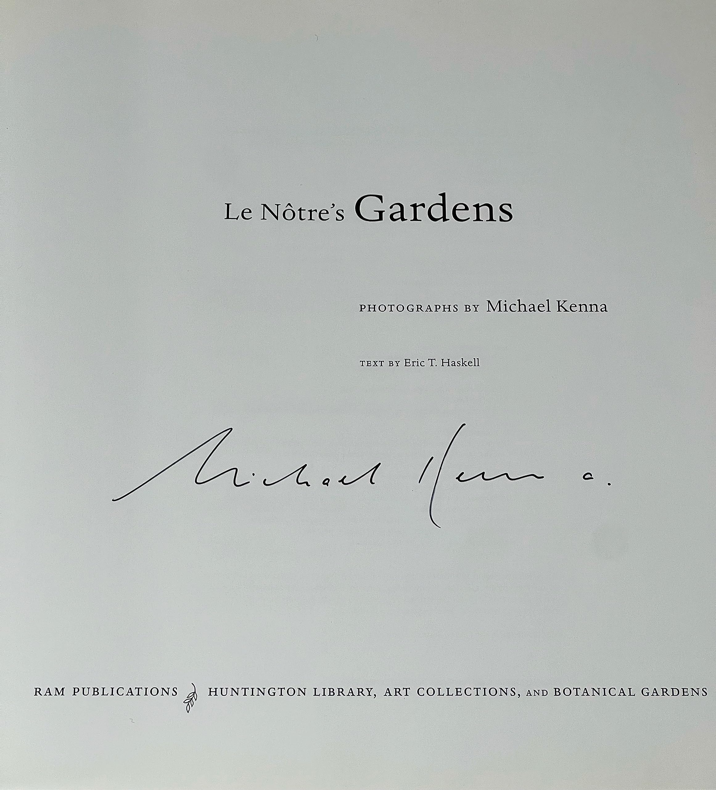 Le Notre'S Gardens (English And French Edition),Used