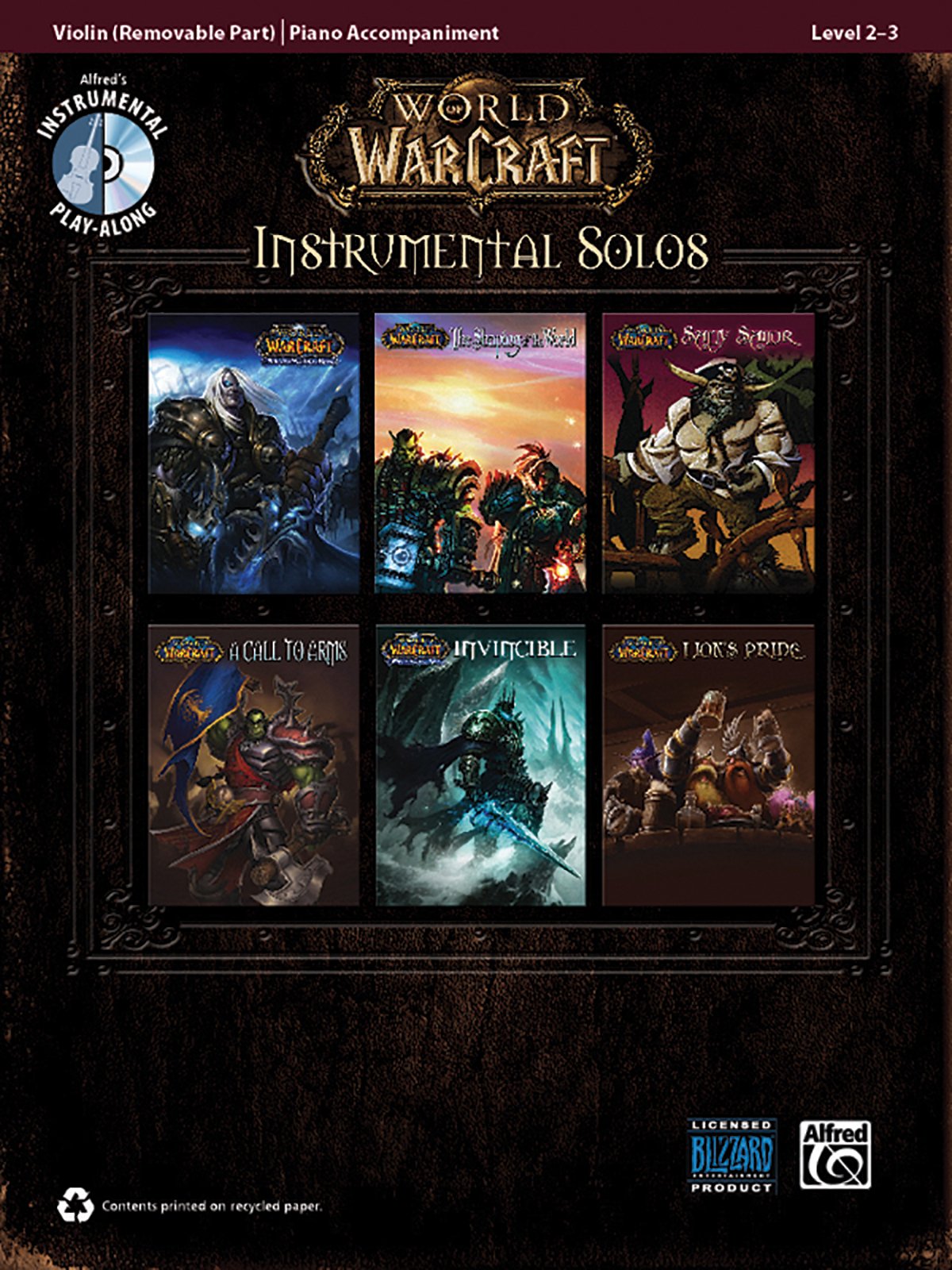 World of Warcraft Instrumental Solos for Strings: Violin, Book & CD (Pop Instrumental Solos Series),Used