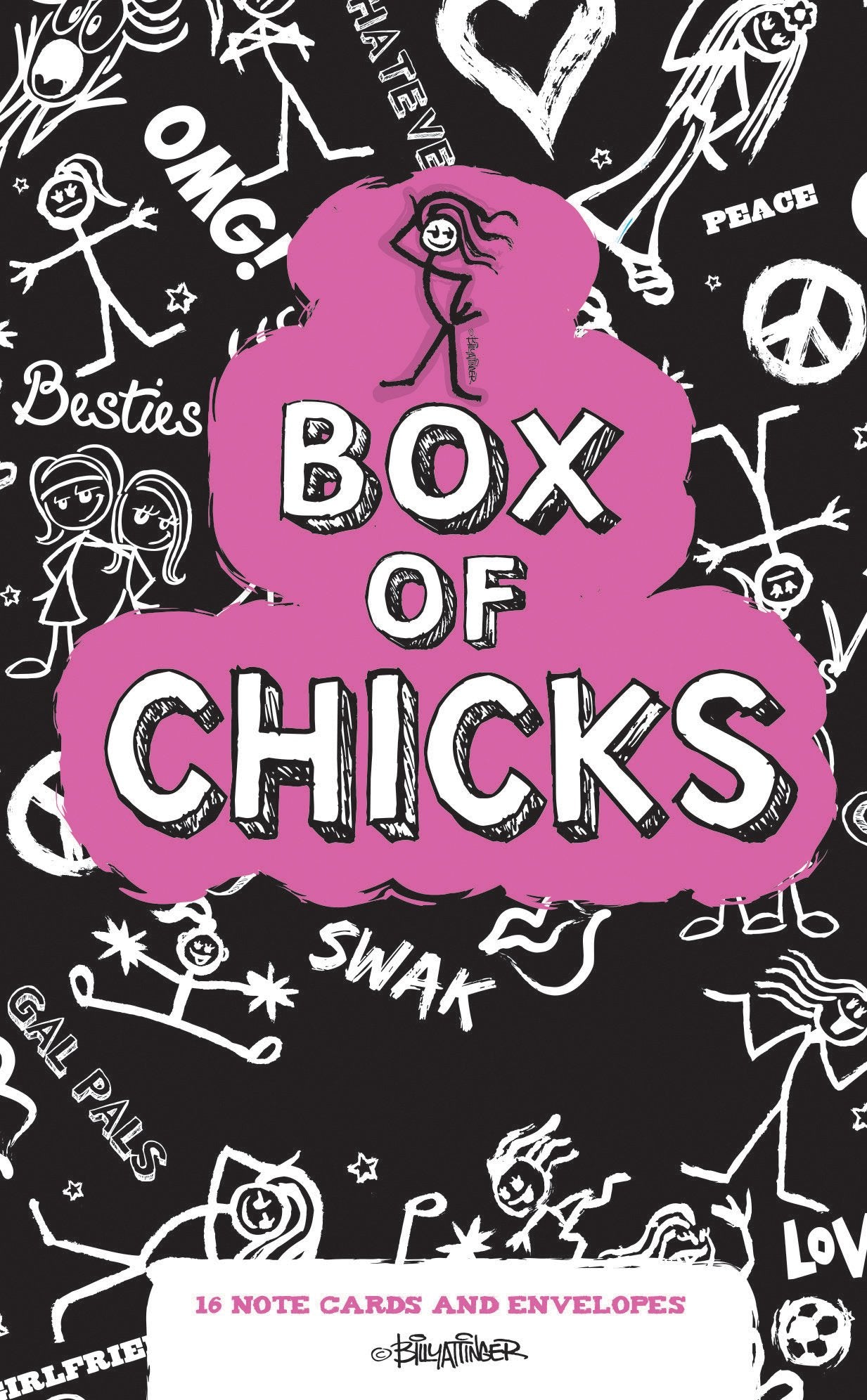 Box Of Chicks Cards For Girly Occasions: 16 Note Cards And Envelopes