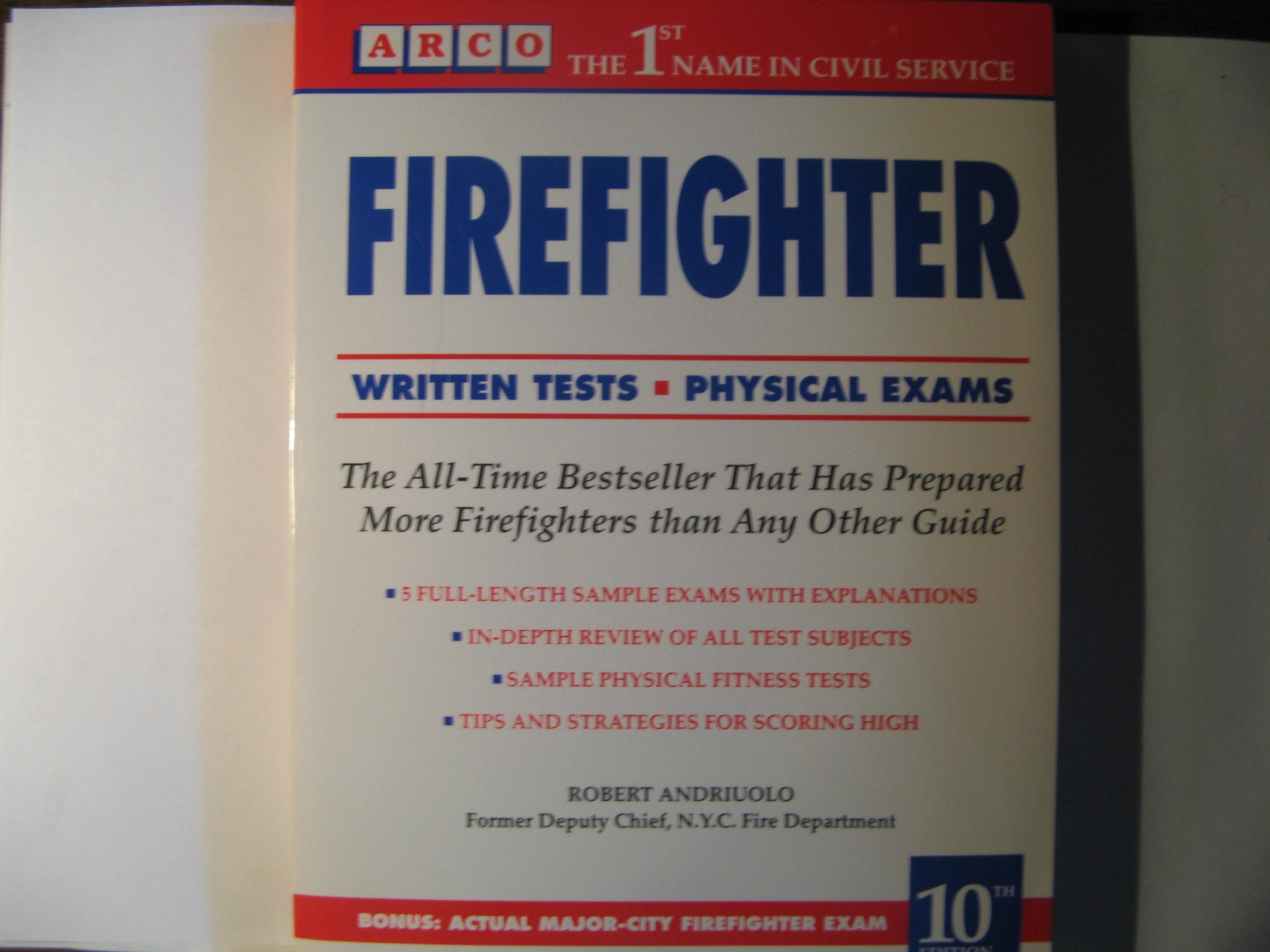 Firefighter (Arco Civil Service Test Preparation),New