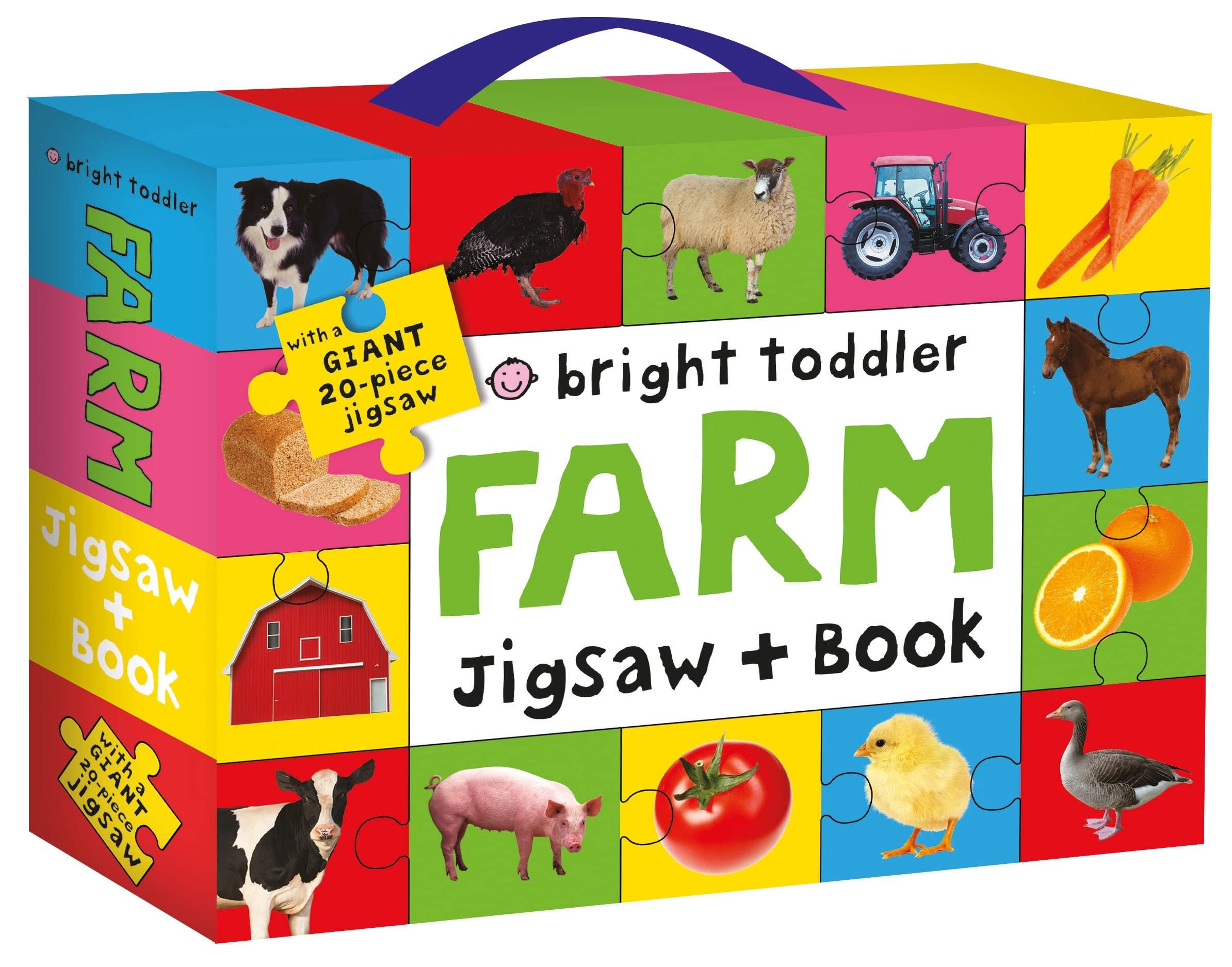 Bright Toddler: Farm Jigsaw and Book Set,Used