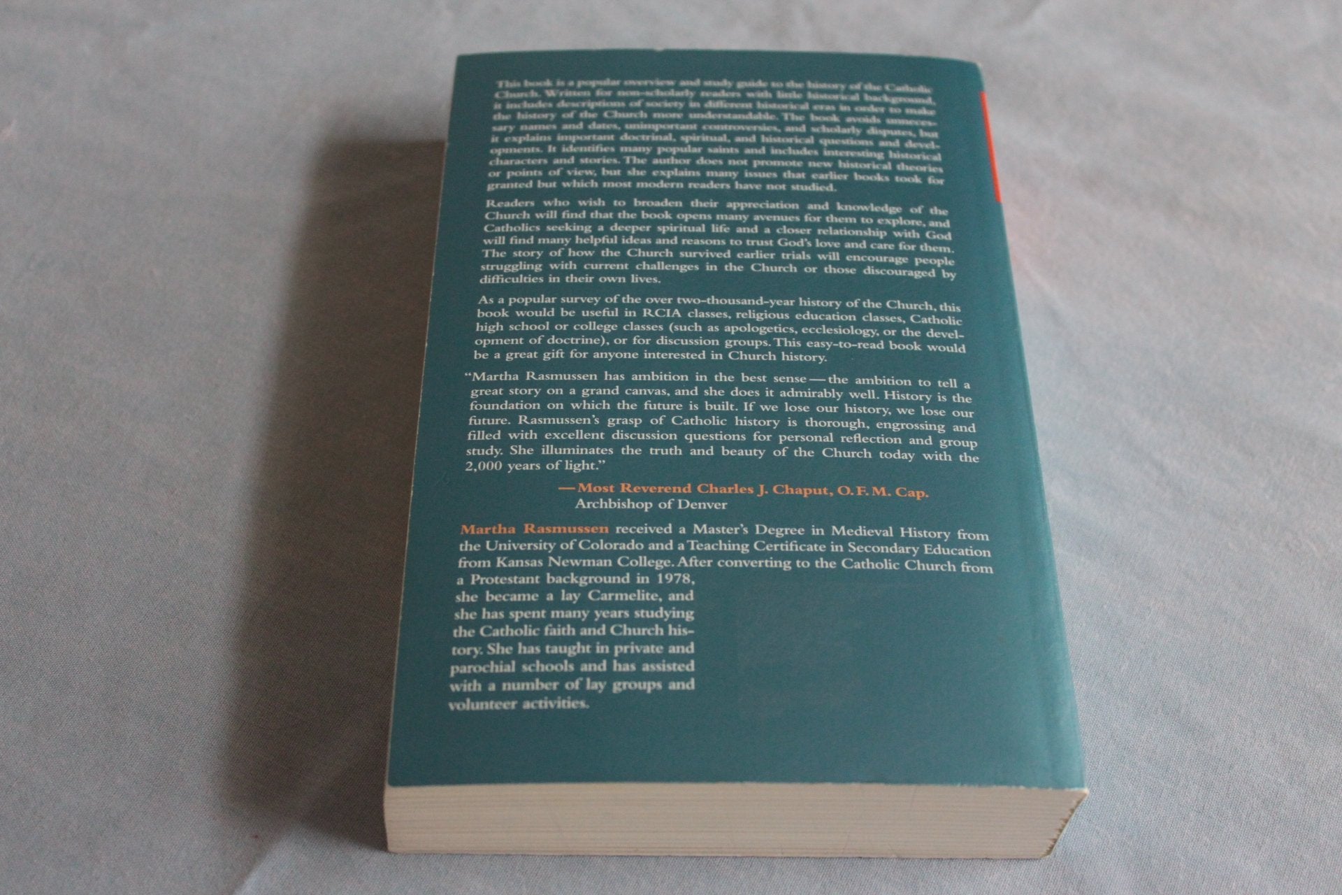 The Catholic Church, The First 2000 Years: A Popular Survey And Study Guide To Church History,New