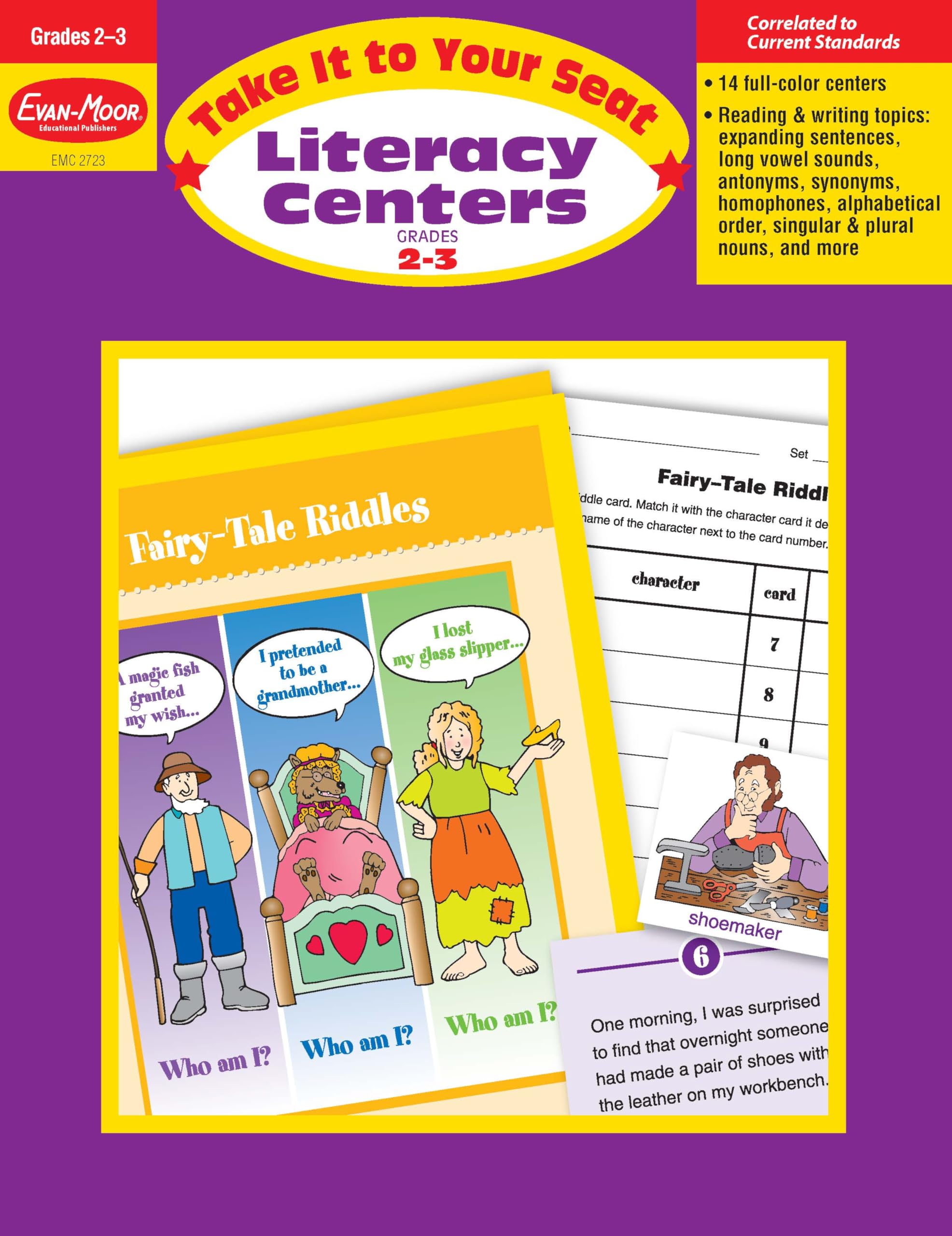 Take It to Your Seat Literacy Centers, Grades 23,Used