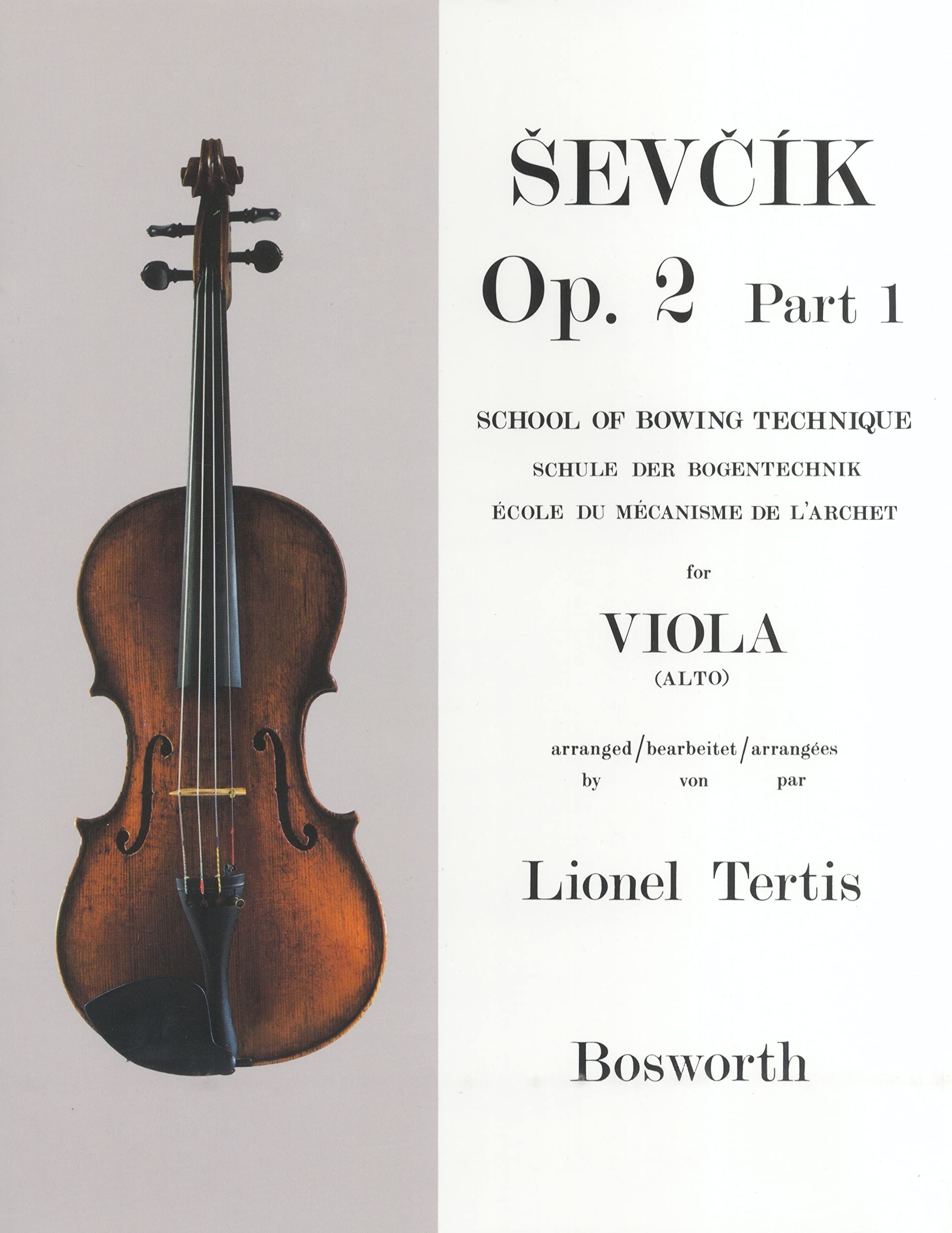 Sevcik for Viola Opus 2, Part 1: School of Bowing Technique,Used