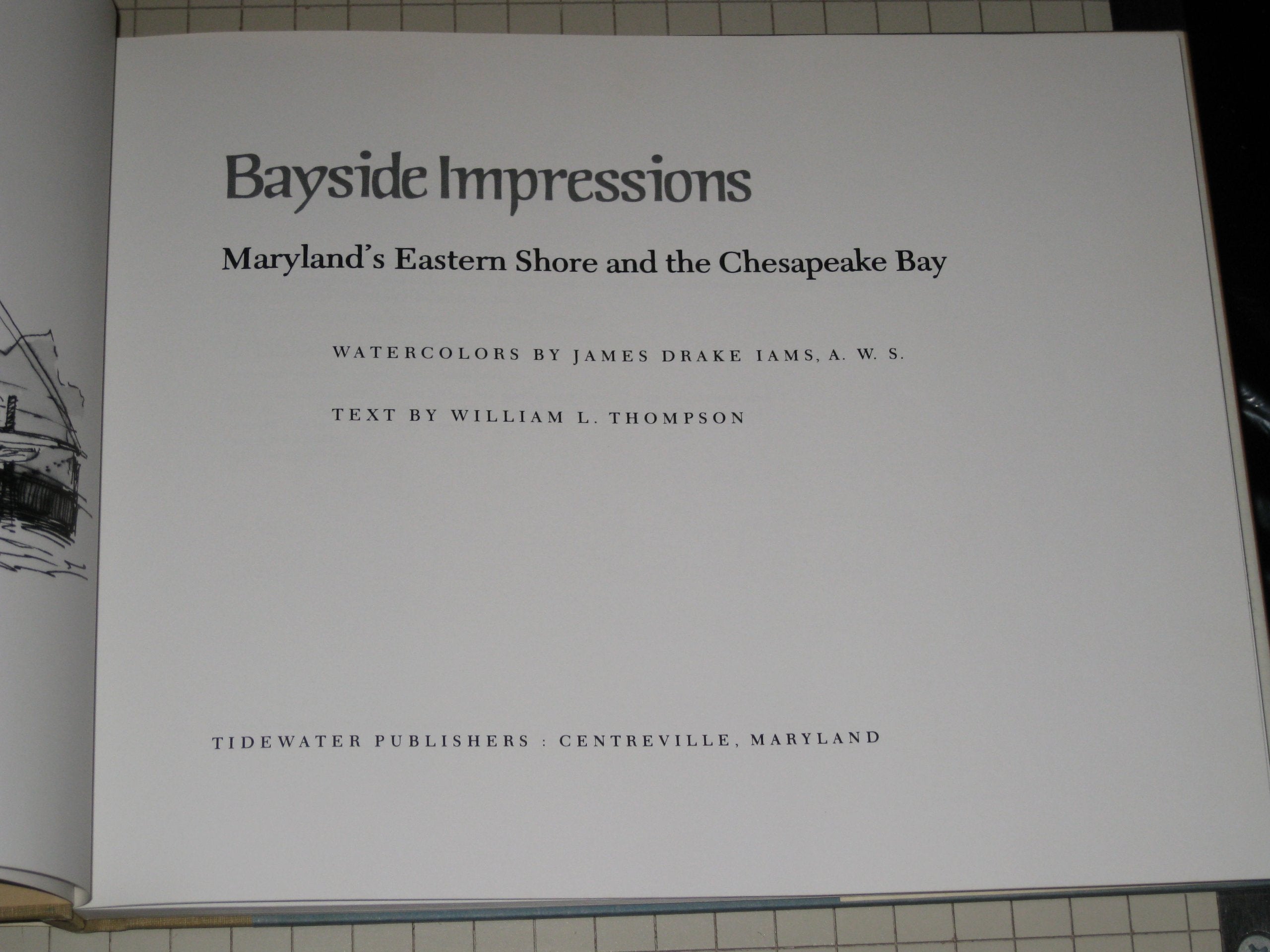 Bayside Impressions: Maryland's Eastern Shore and the Chesapeake Bay,Used