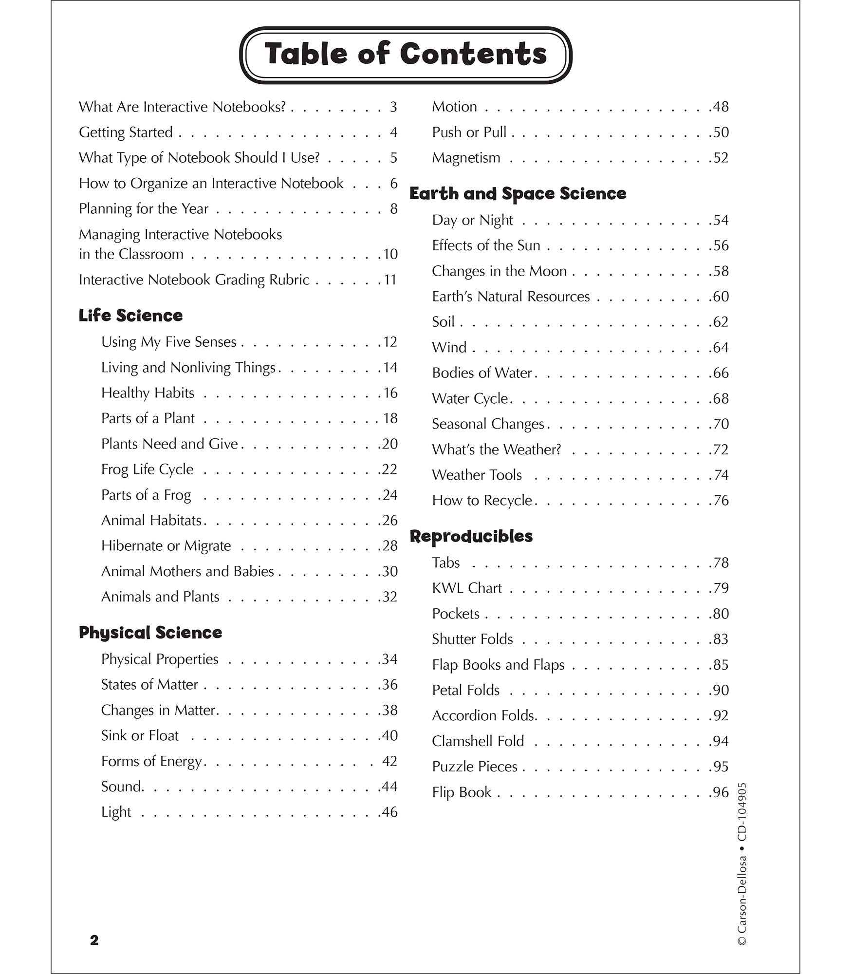 Carson Dellosa 1st Grade Interactive Notebooks, Reproducible Workbook Covering Physical, Space, and Earth Science, Test Prep and,Used