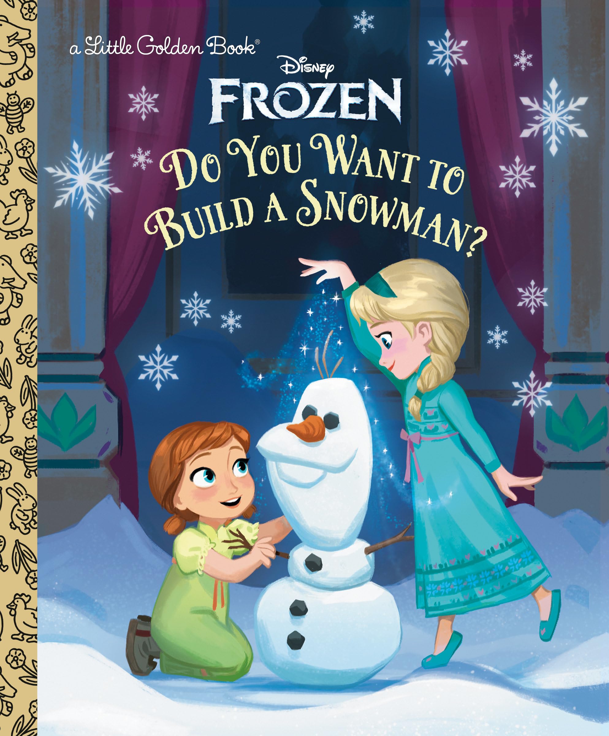 Do You Want To Build A Snowman? (Disney Frozen) (Little Golden Book),New