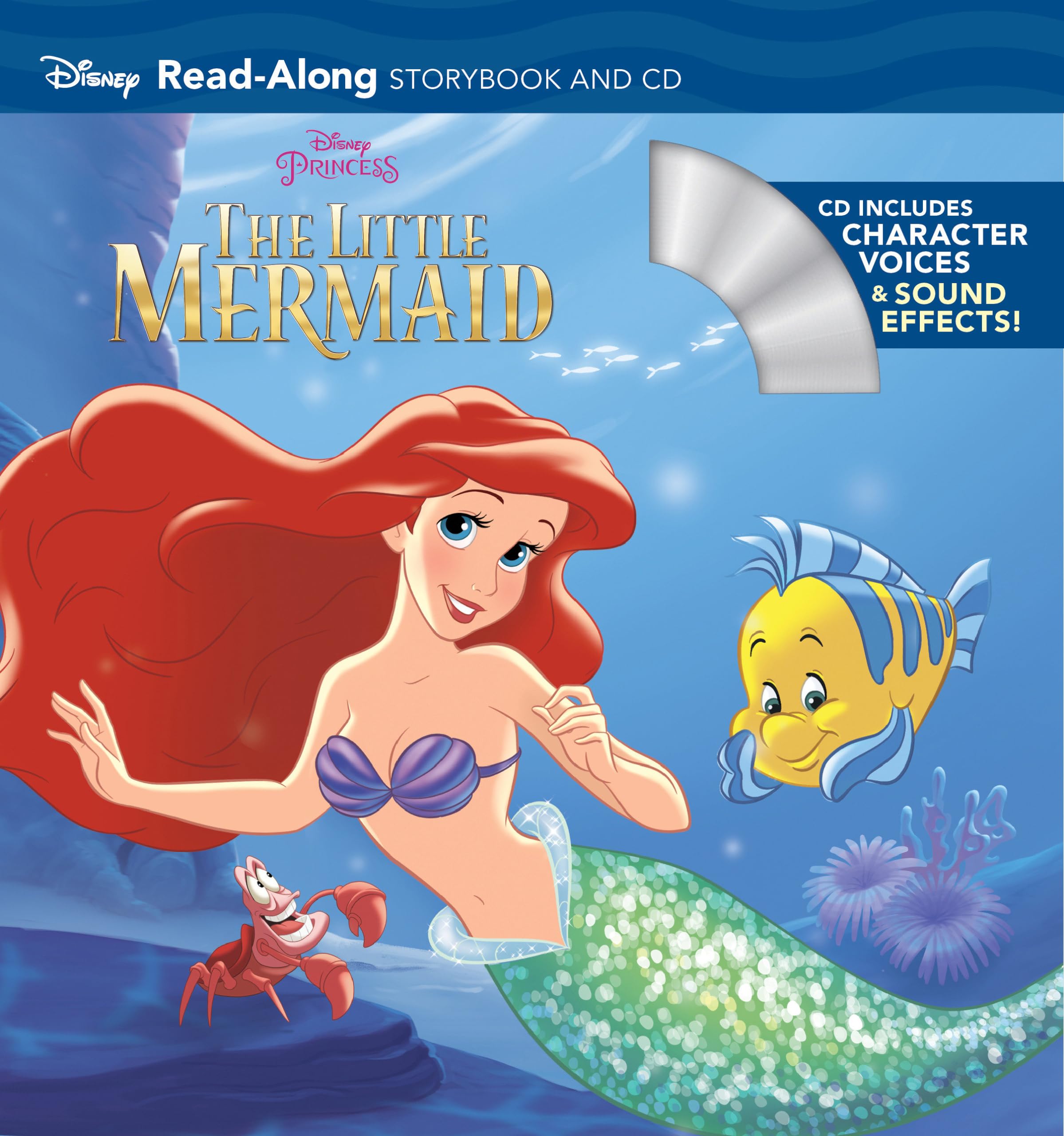 The Little Mermaid ReadAlong Storybook and CD,Used