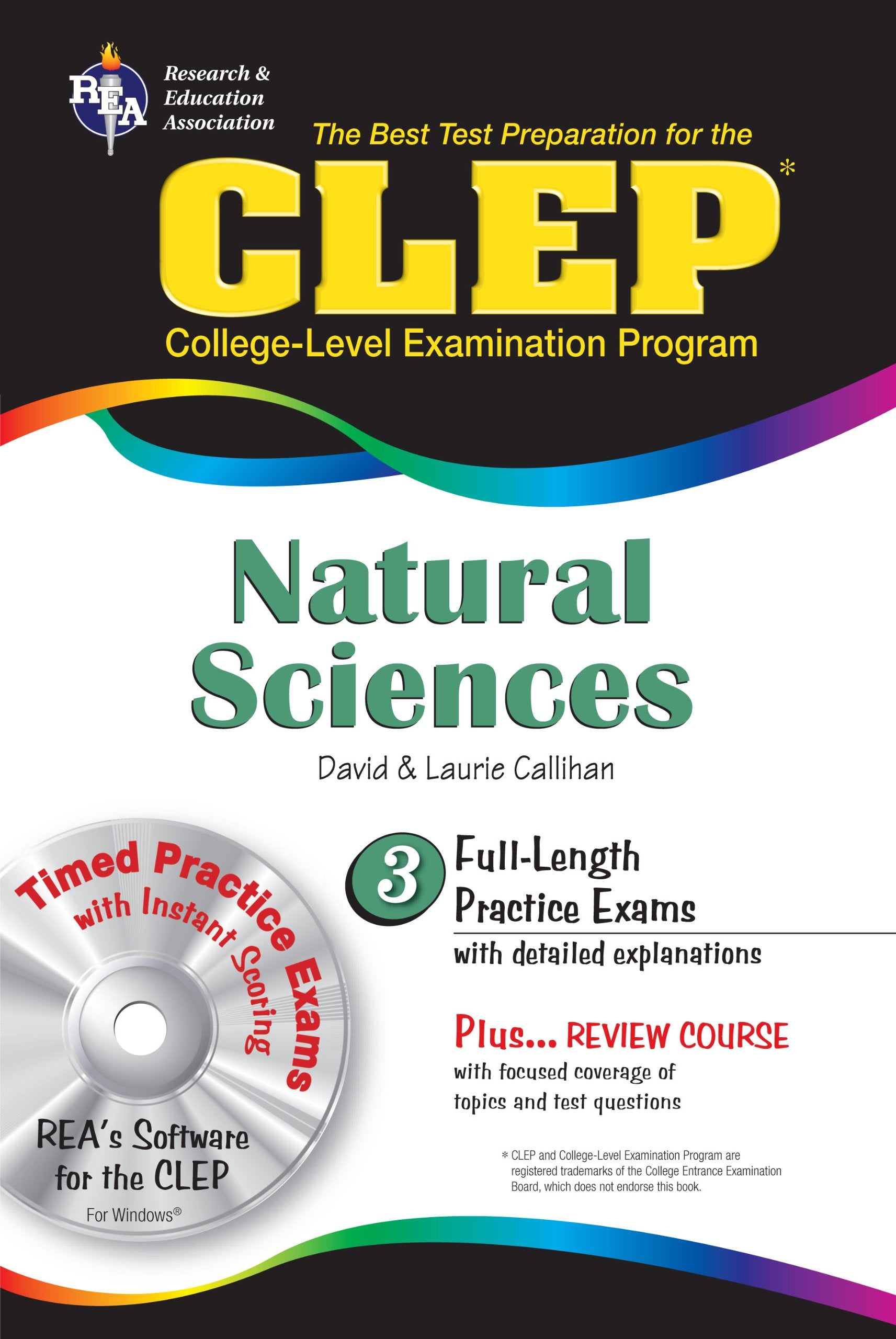CLEP Natural Sciences w/ CDROM (CLEP Test Preparation),Used