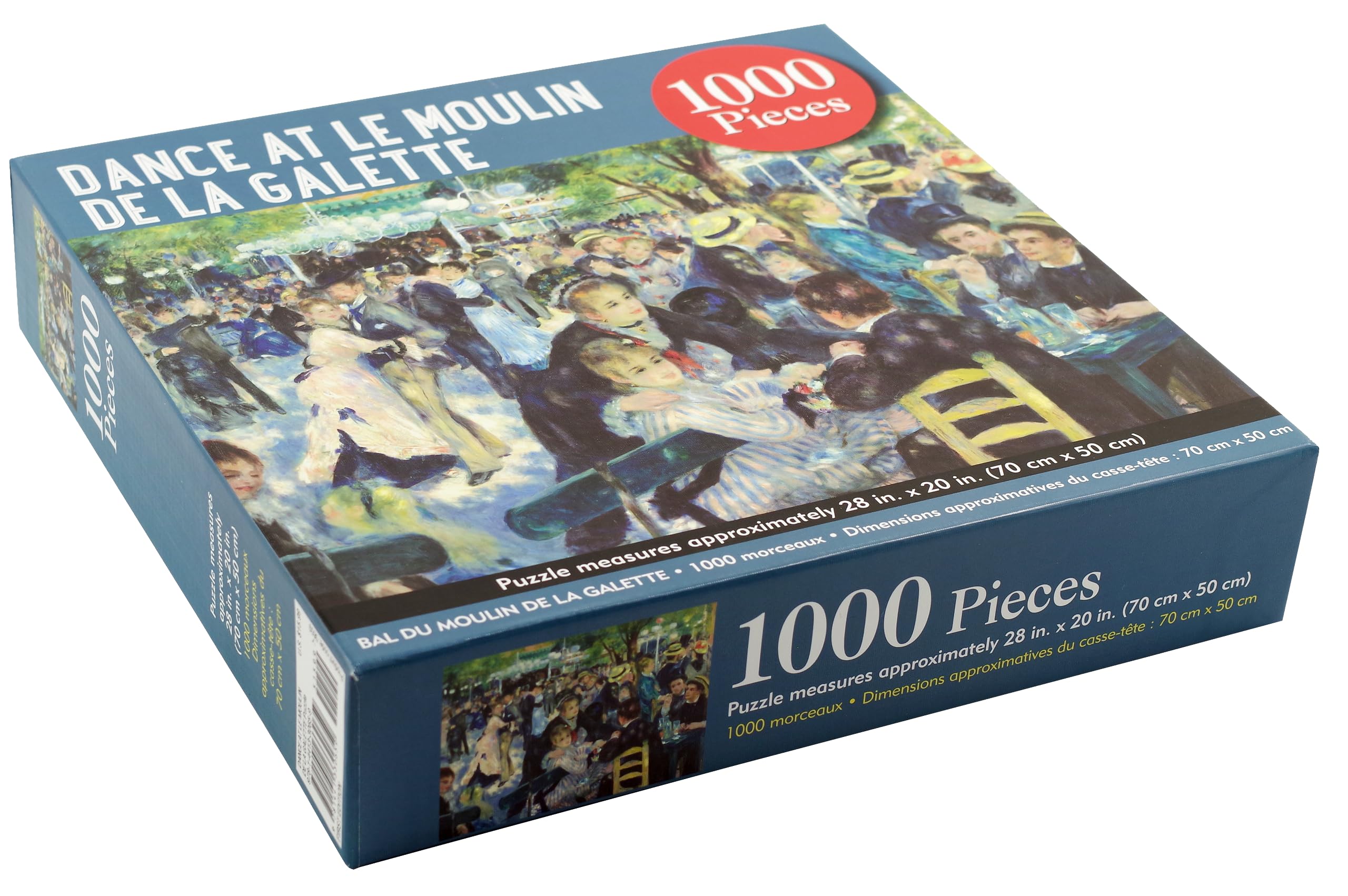 PETER PAUPER PRESS Dance at Le Moulin De La Galette 1000 Piece Jigsaw Puzzle,Used