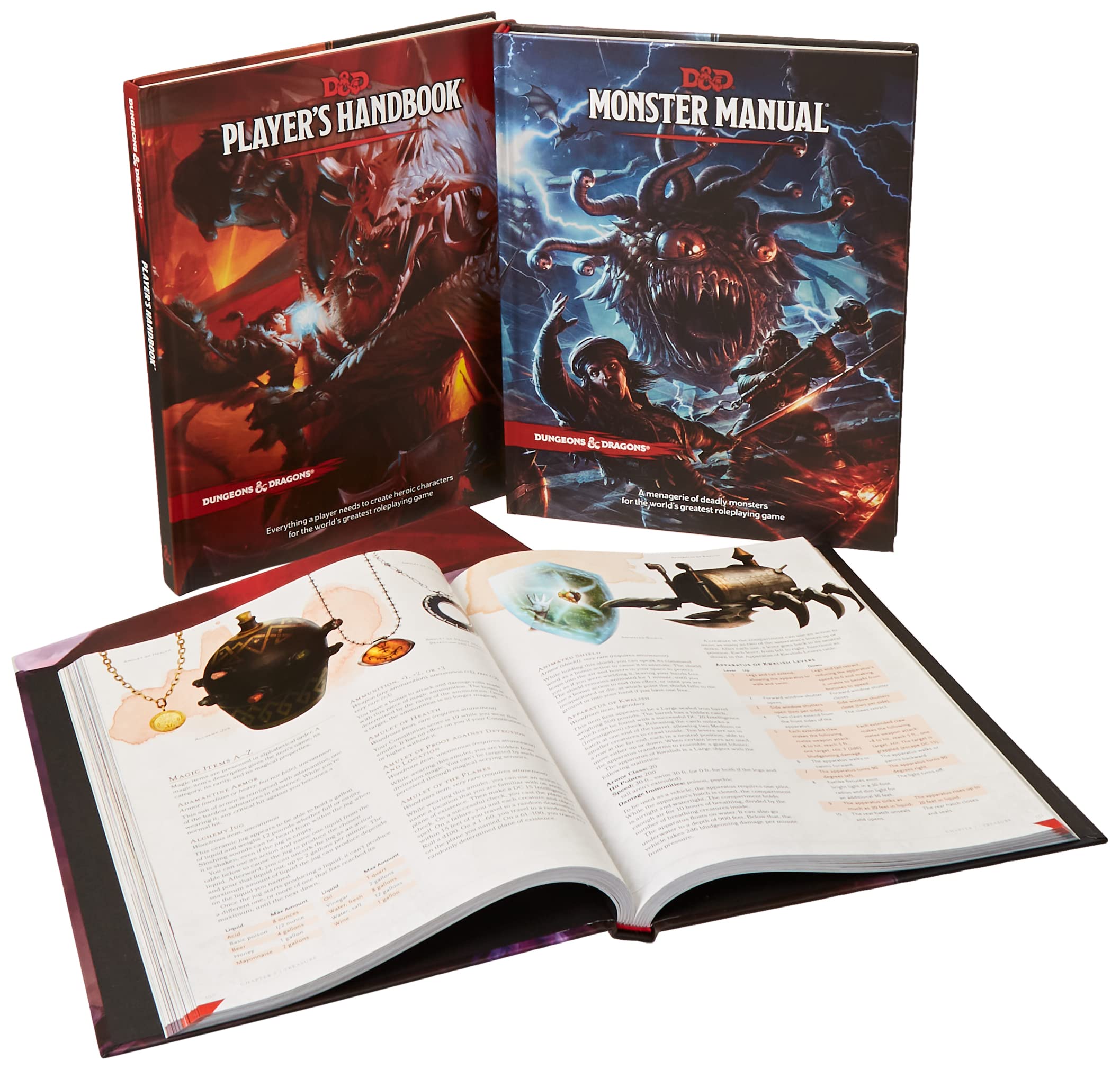 2014 D&D Core Rulebooks (Dungeons & Dragons Gift Set),New