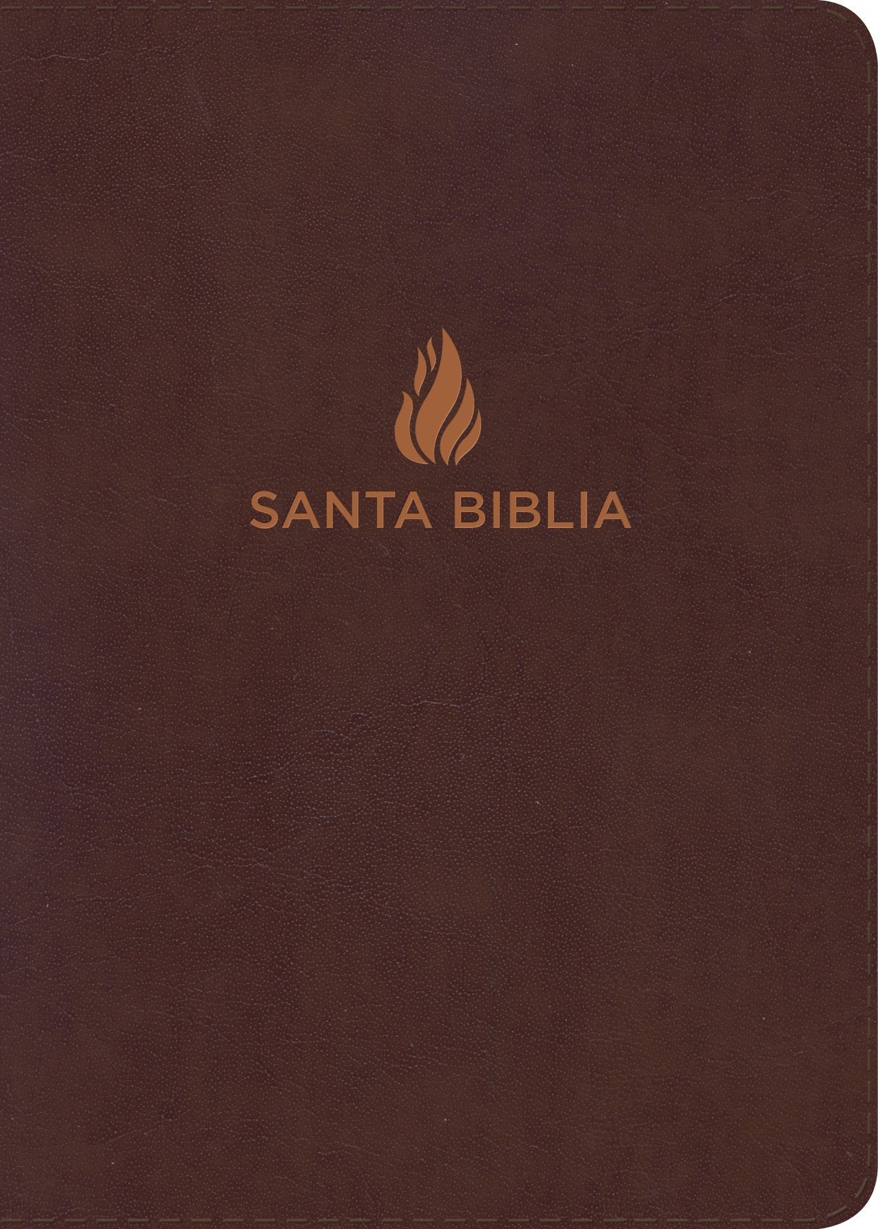 NVI Biblia Compacta Letra Grande marrn, piel fabricada (Spanish Edition), Font size 7.5 pt,Used
