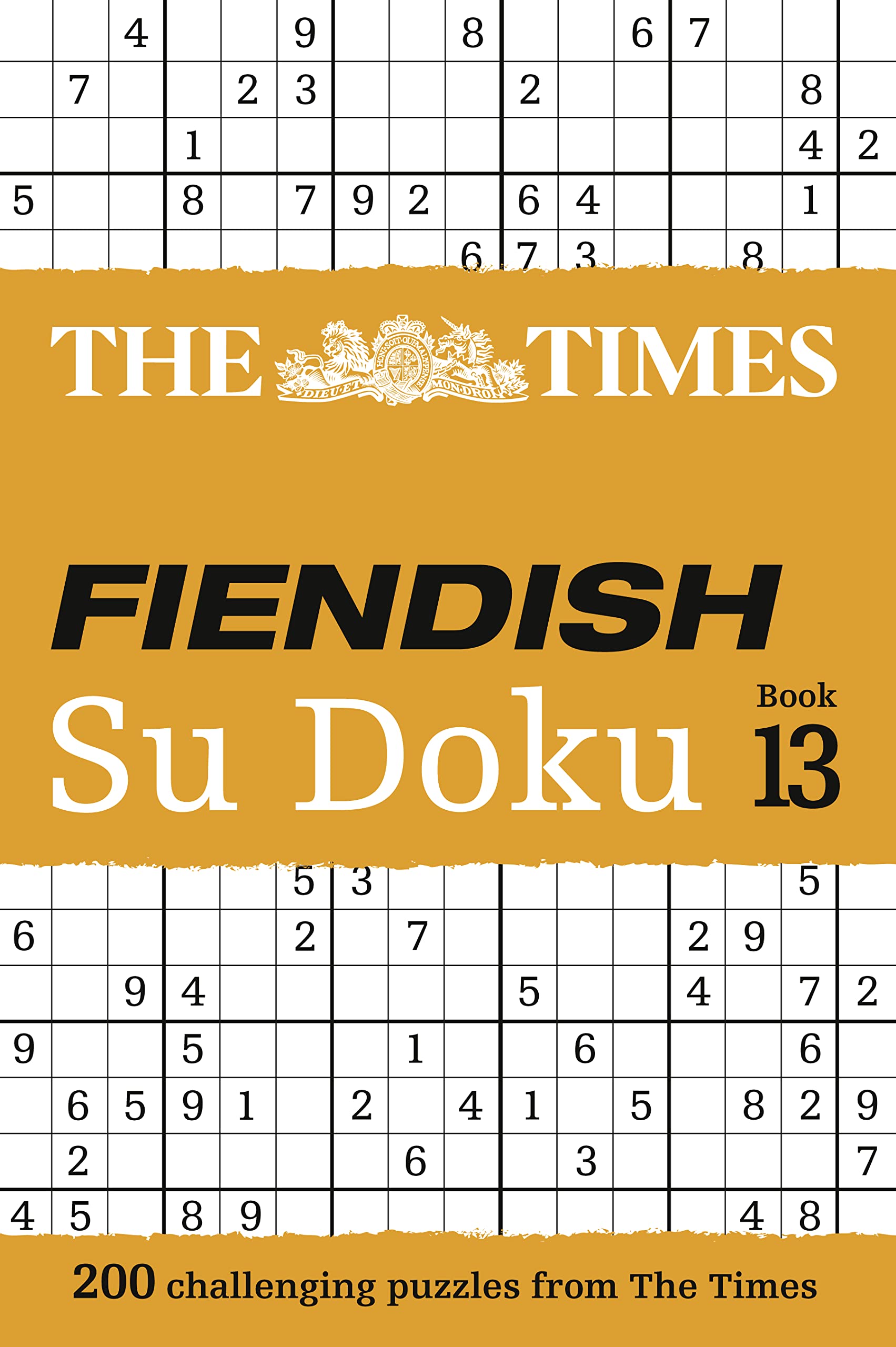 The Times Fiendish Su Doku: Book 13,Used