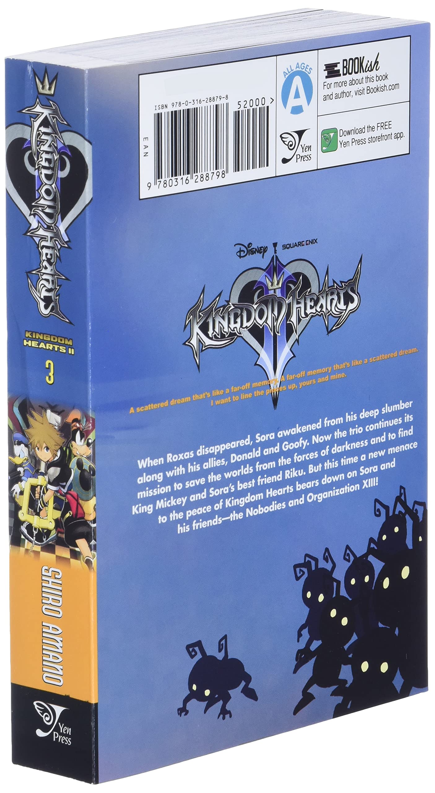 Kingdom Hearts II, Vol. 3  manga (Kingdom Hearts II, 3),New