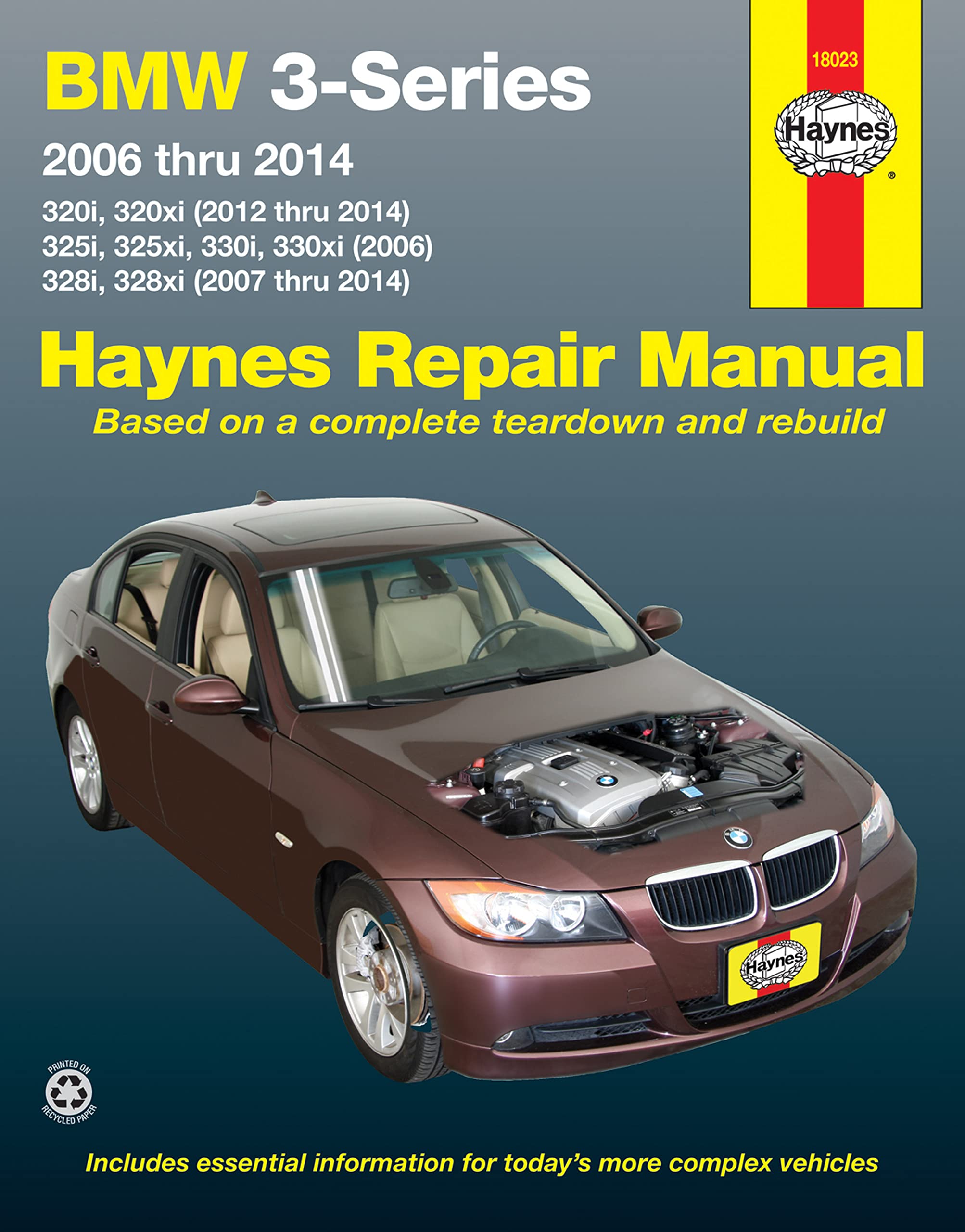 BMW 3Series (0614) Haynes Repair Manual (USA) (Paperback),Used