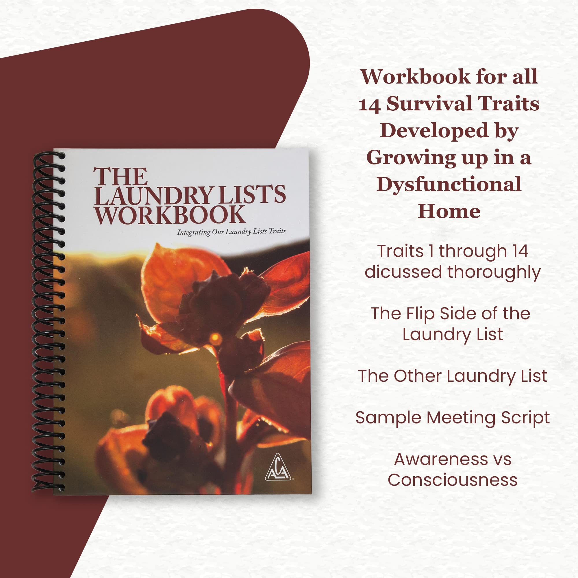 The Laundry Lists Workbook Integrating Our Laundry List Traits For Adult Children Of Alcoholics / Dysfunctional Families By Adul,New