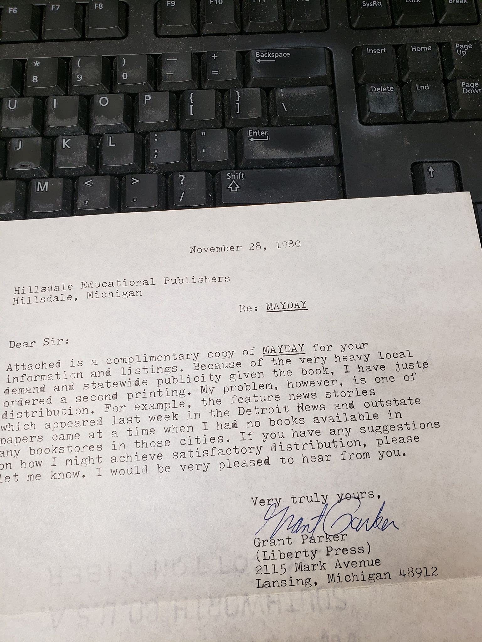 Mayday: History of a Village Holocaust,Used