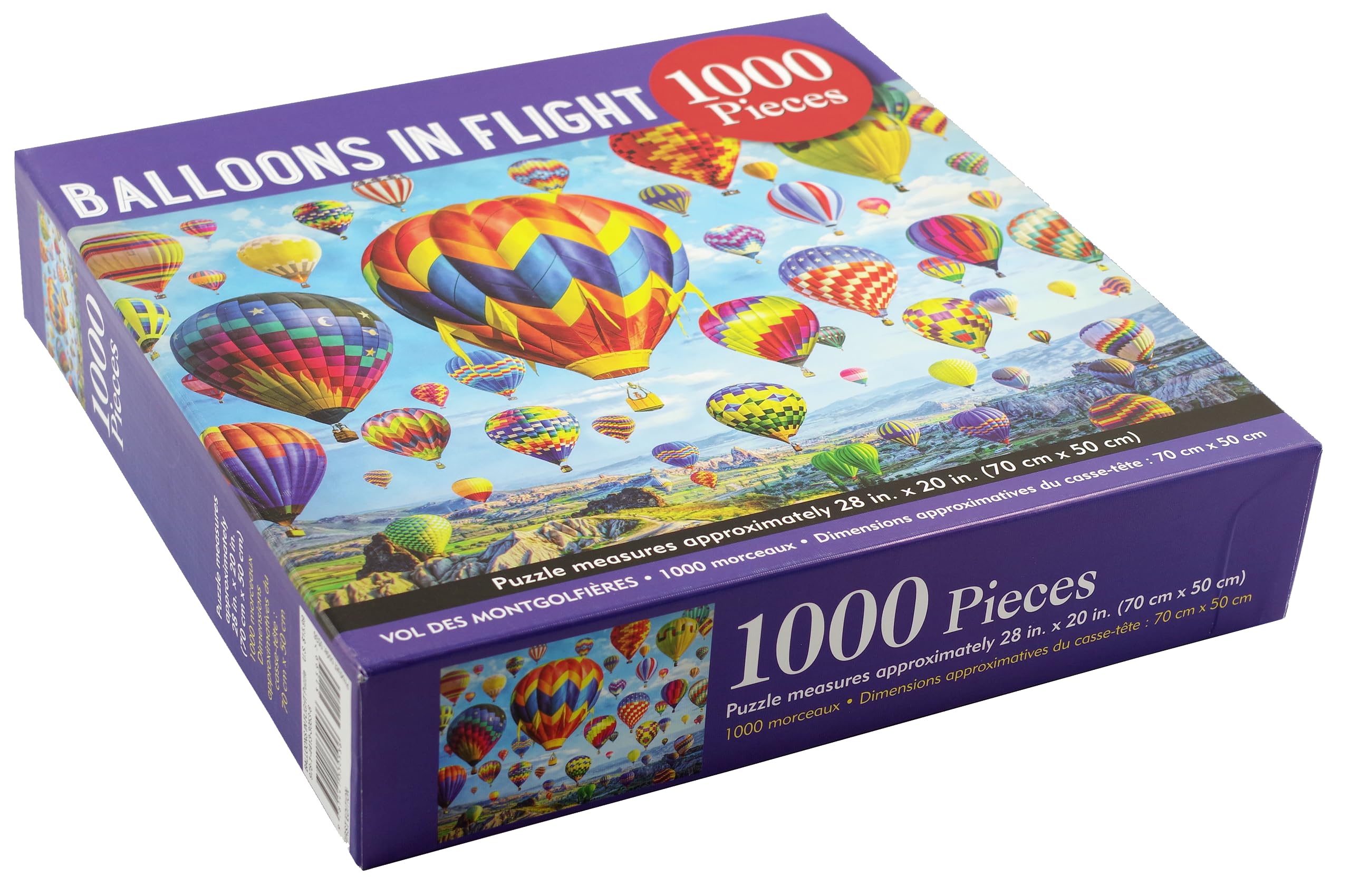 Balloons in Flight 1000 Piece Jigsaw Puzzle,Used