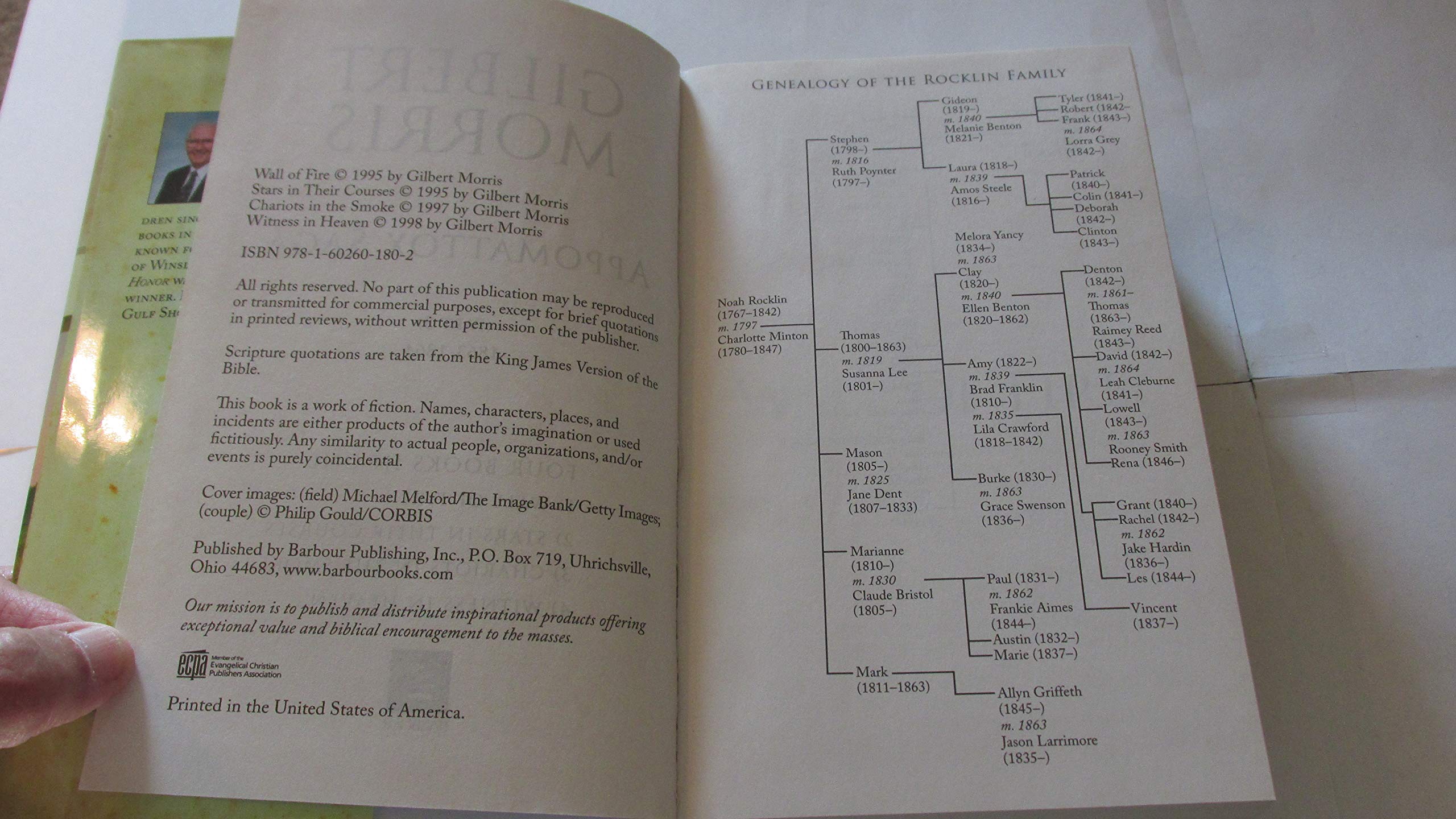 Appomattox Saga 18631864: Wall of Fire / Stars in Their Courses / Chariots in the Smoke / Witness in Heaven,New