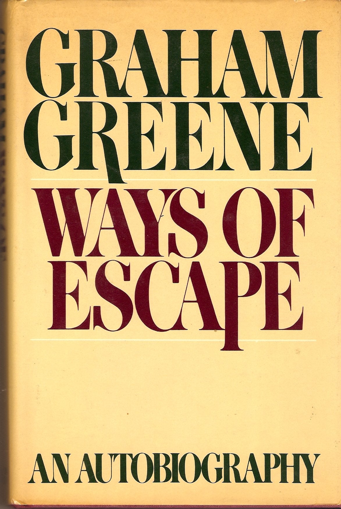 Ways of Escape,New