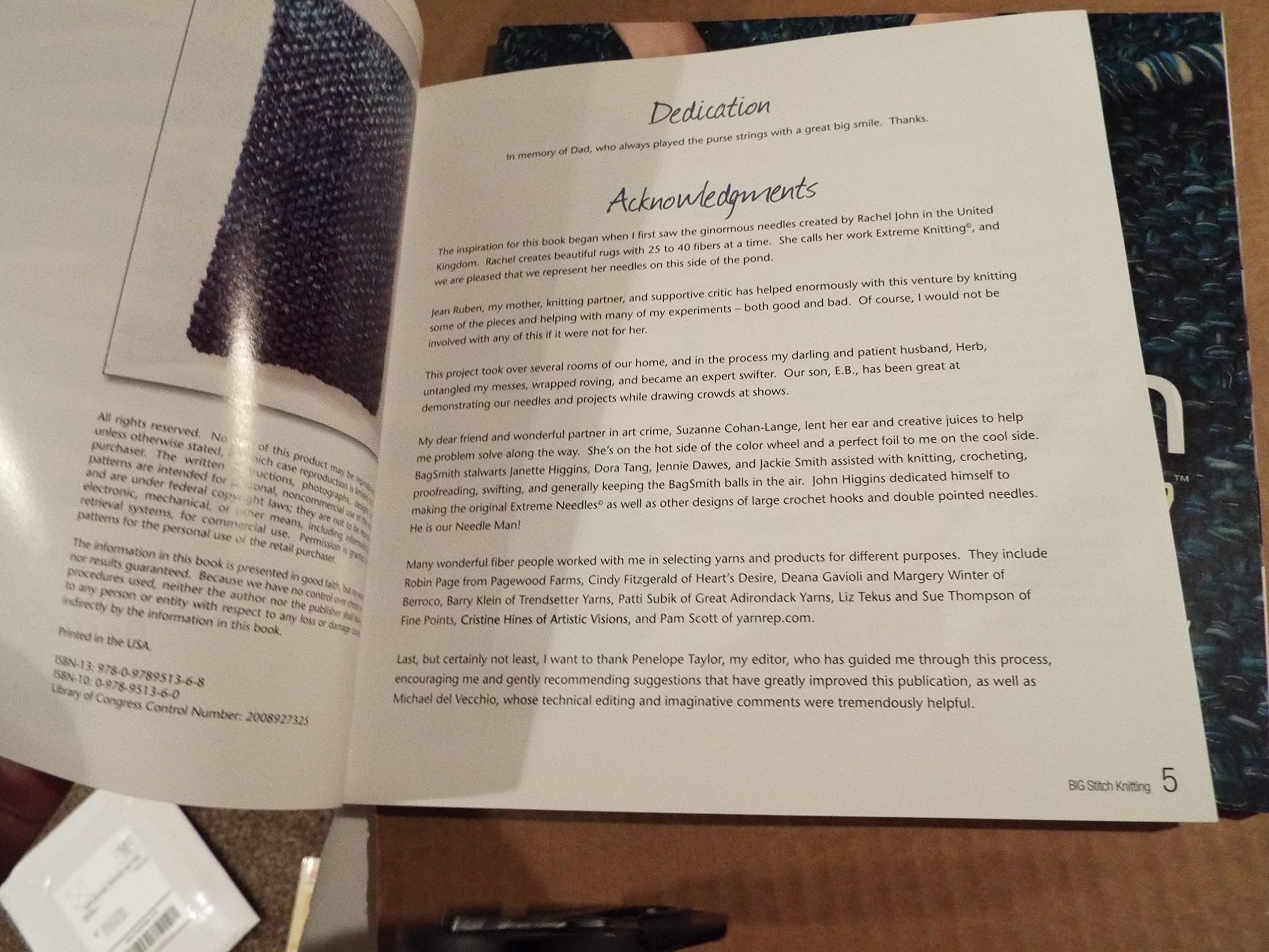 Big Stitch Knitting: Finding Your Inner Stashionista,Used