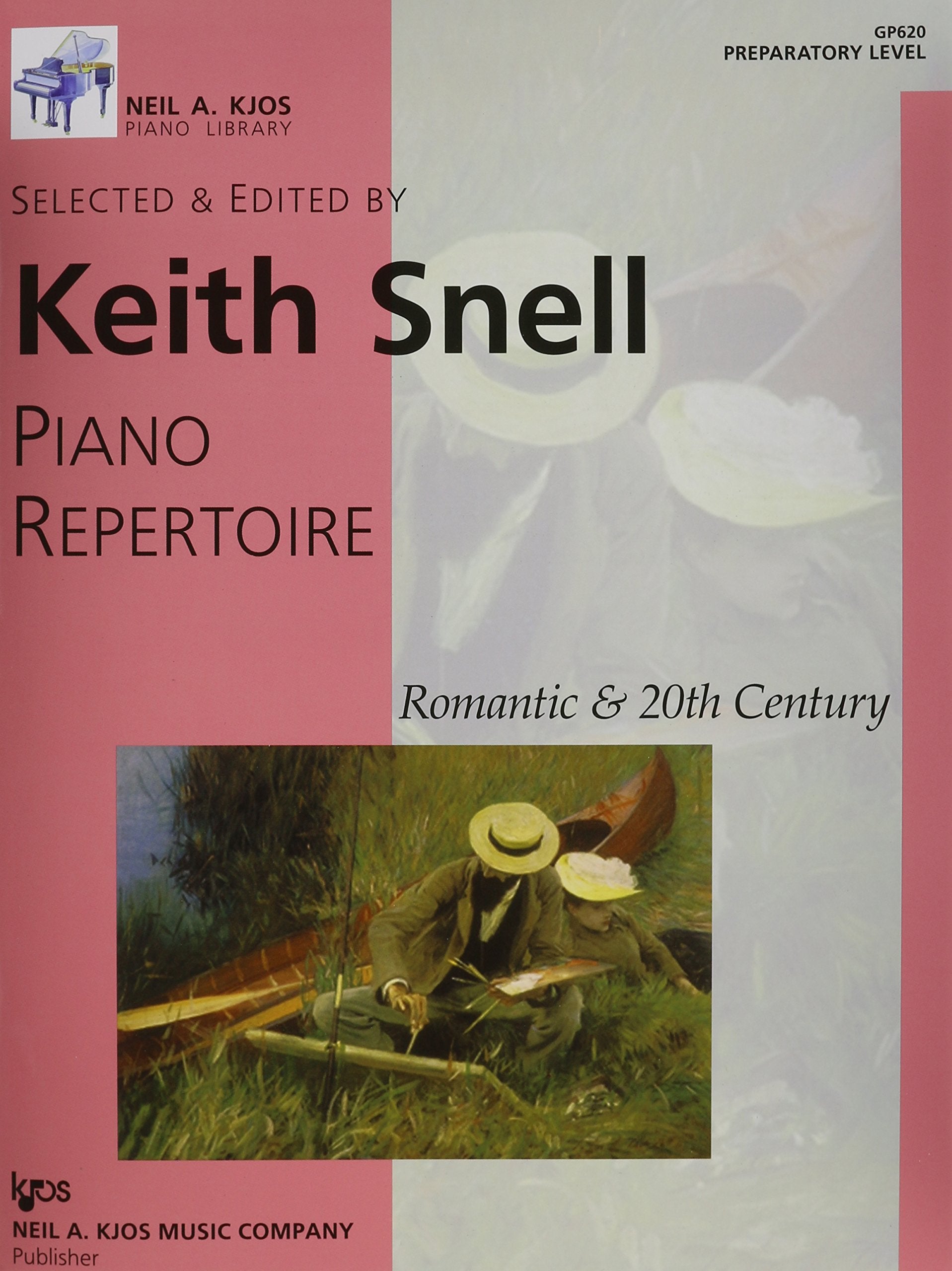 GP620 Piano Repertoire Romantic & 20th Century Preparatory Level,Used