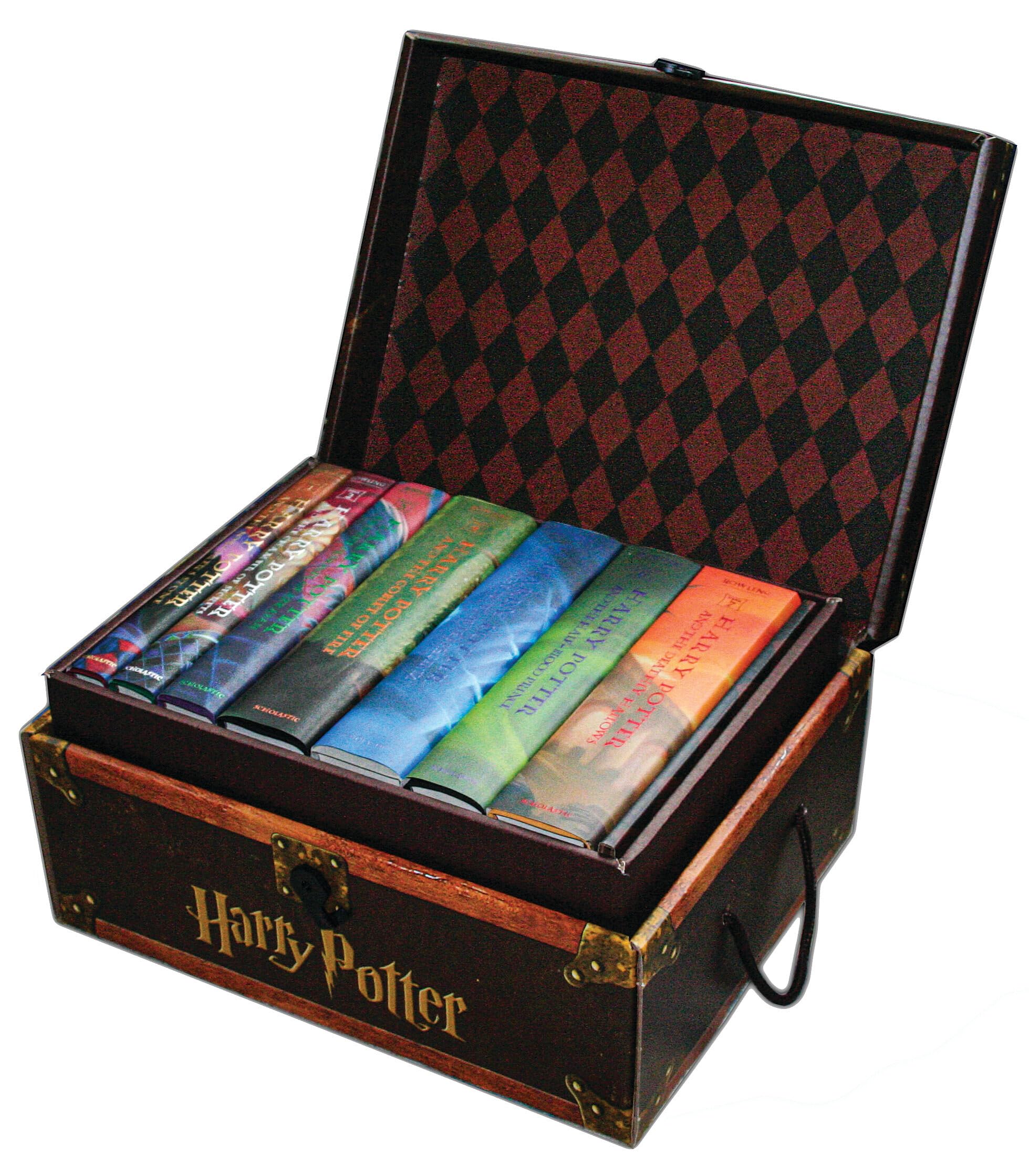 Harry Potter Hardcover Trunk Chest Boxed Set: Books 17