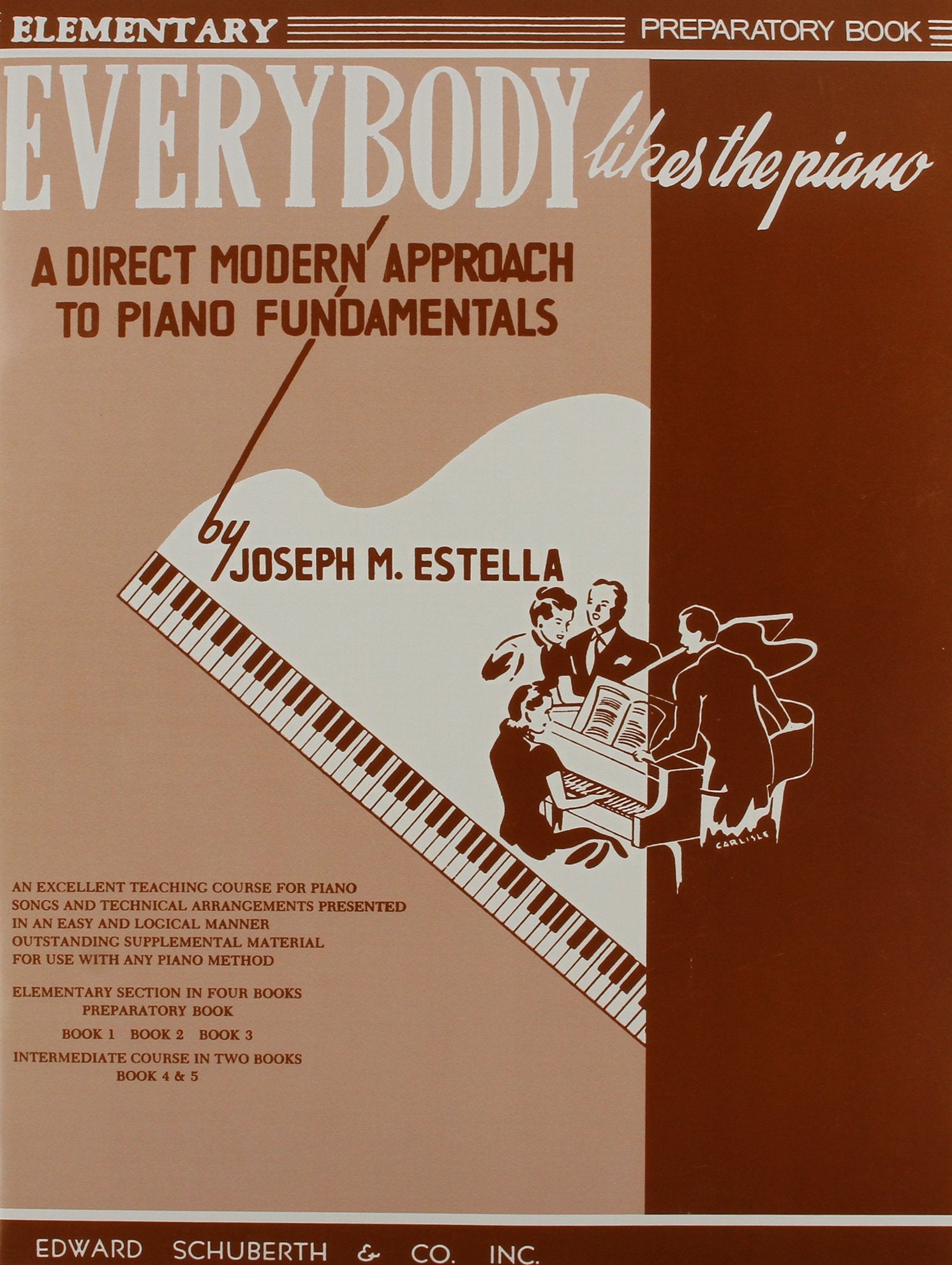 Everybody Likes The Piano: A Direct Modern Approach To Piano Fundamentals Prep Book,Used
