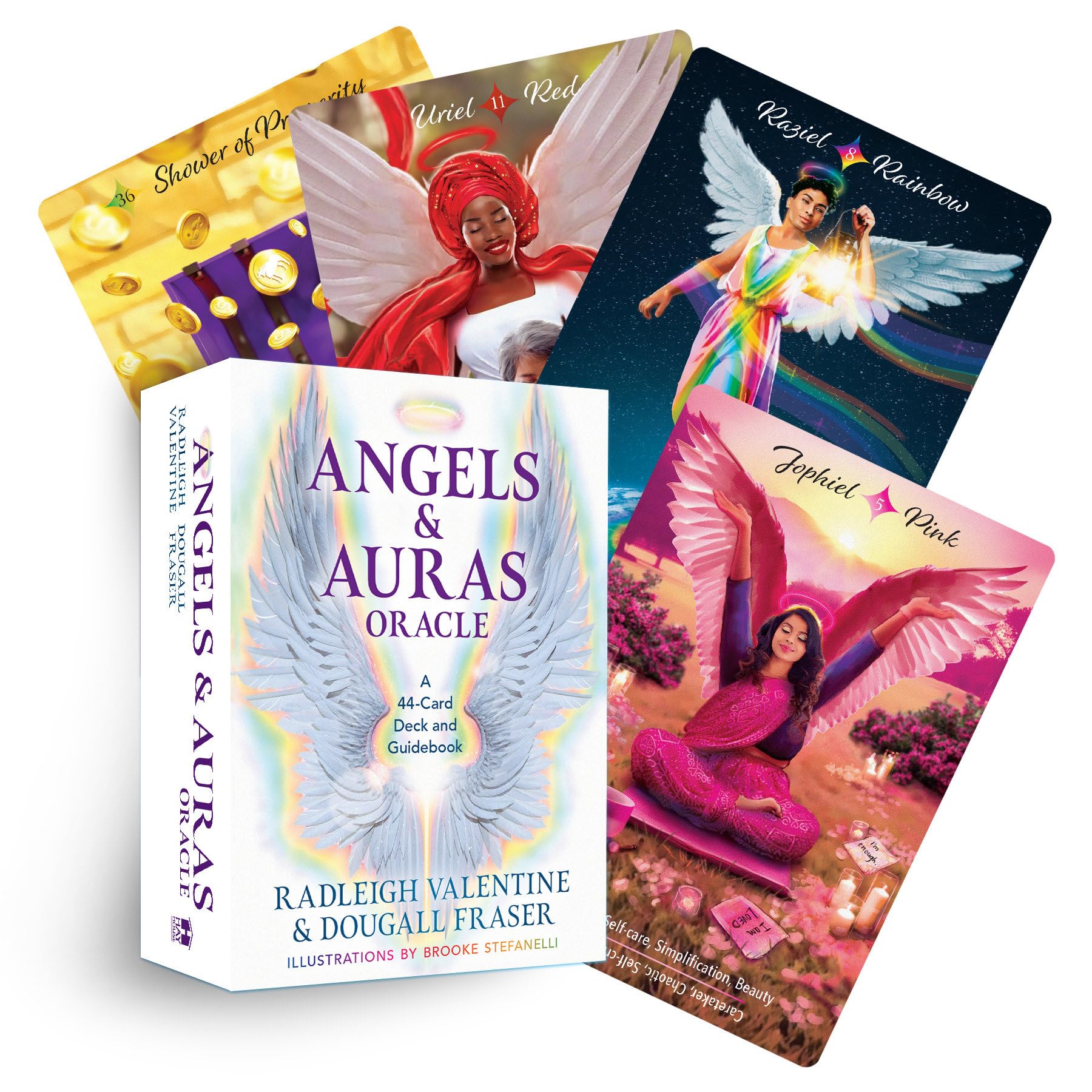 Angels & Auras Oracle: A 44Card Deck and Guidebook,New