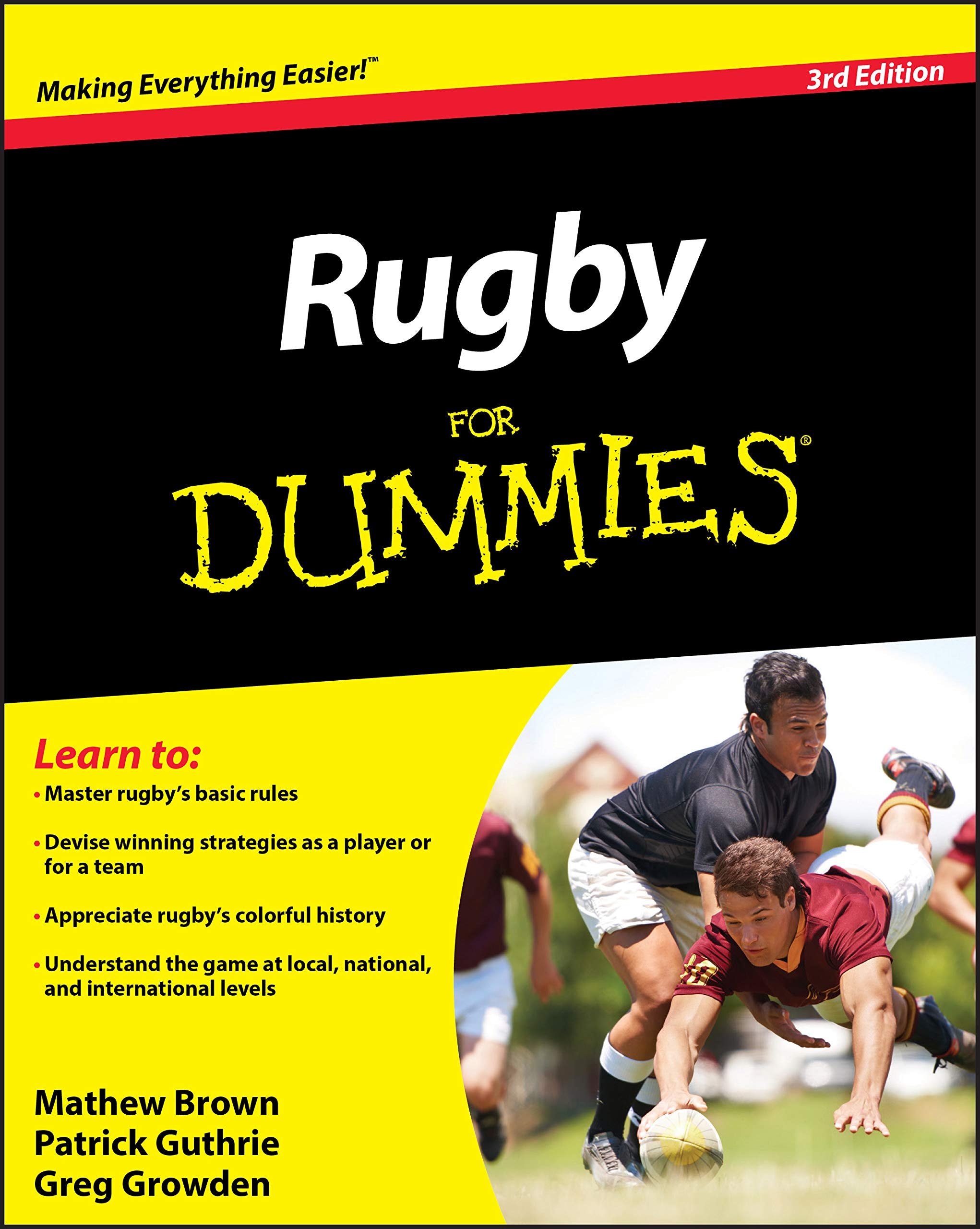 Rugby for Dummies 3rd Edition (North American Edition),New