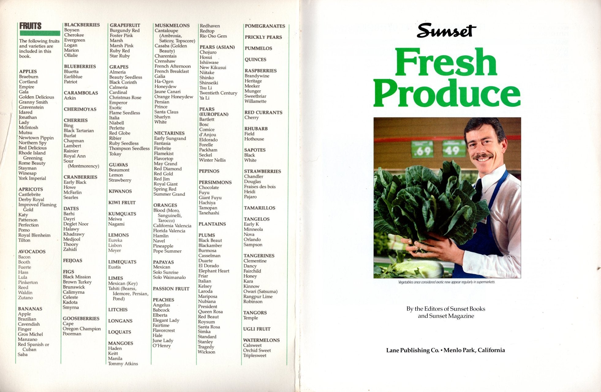 Fresh Produce/A to Z: How to Select, Store and Prepare, over 250 Recipes,Used