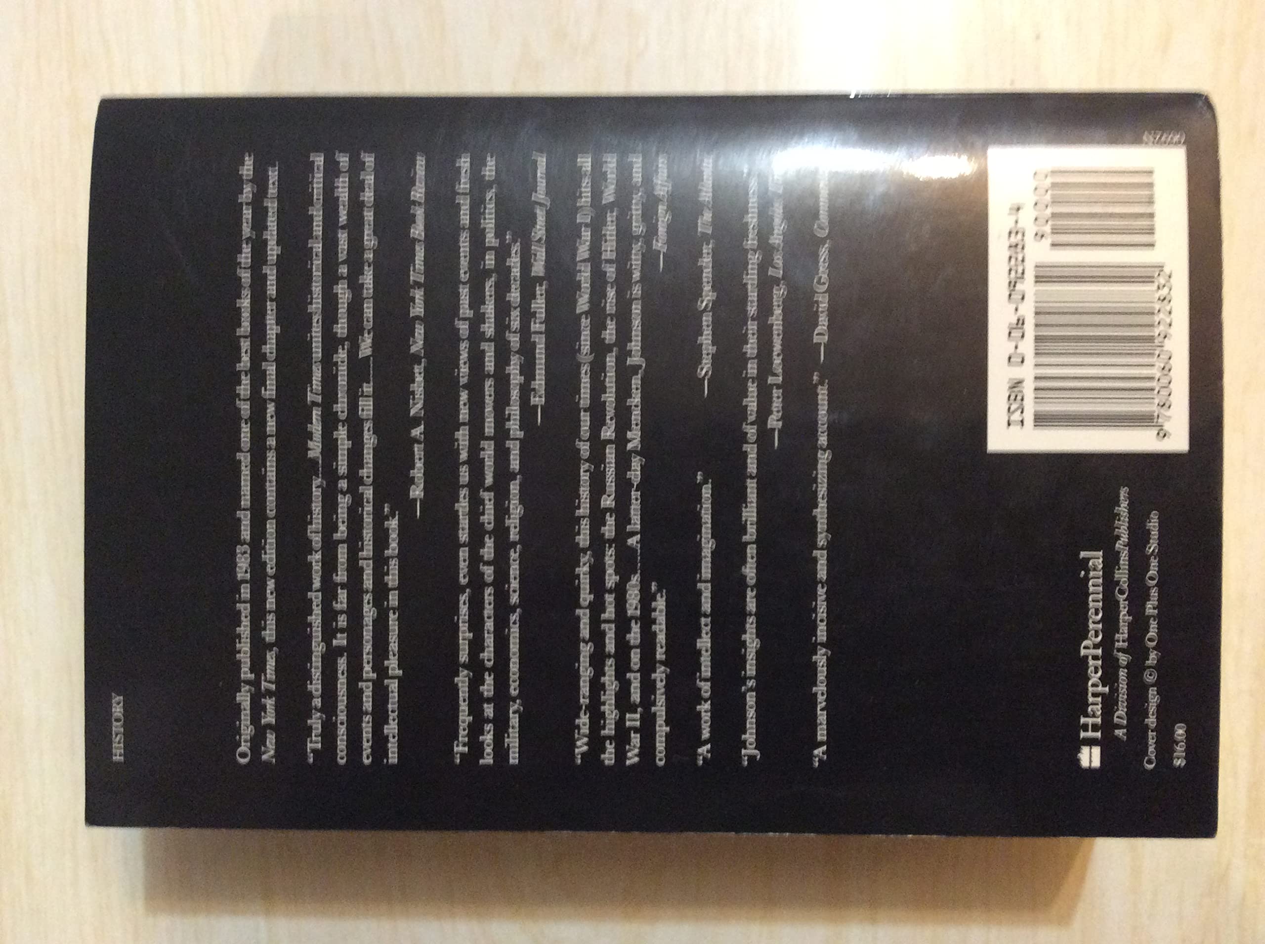 Modern Times: The World From The Twenties To The Nineties, Revised Edition,Used