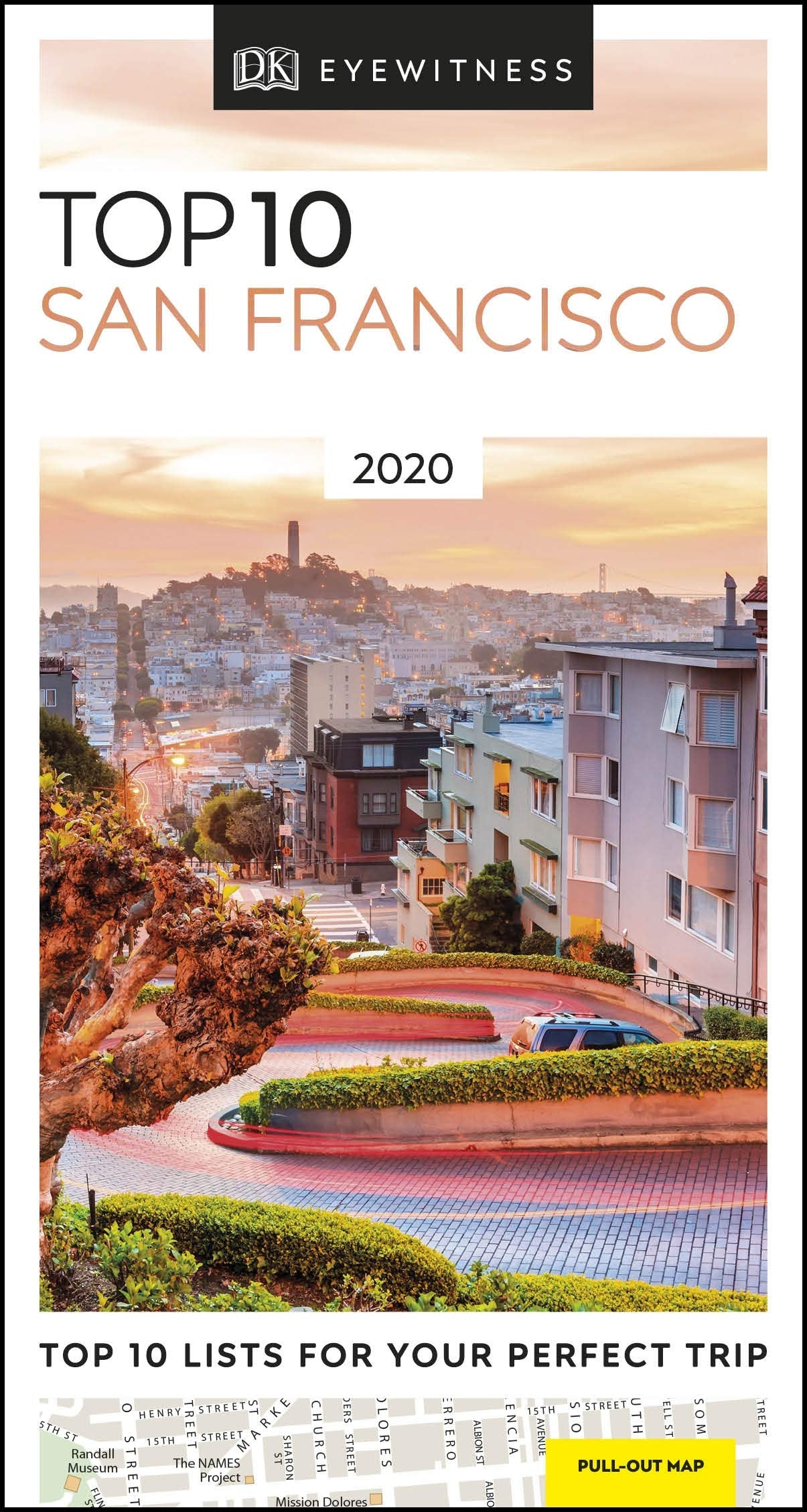 DK Eyewitness Top 10 San Francisco (2020) (Pocket Travel Guide),Used