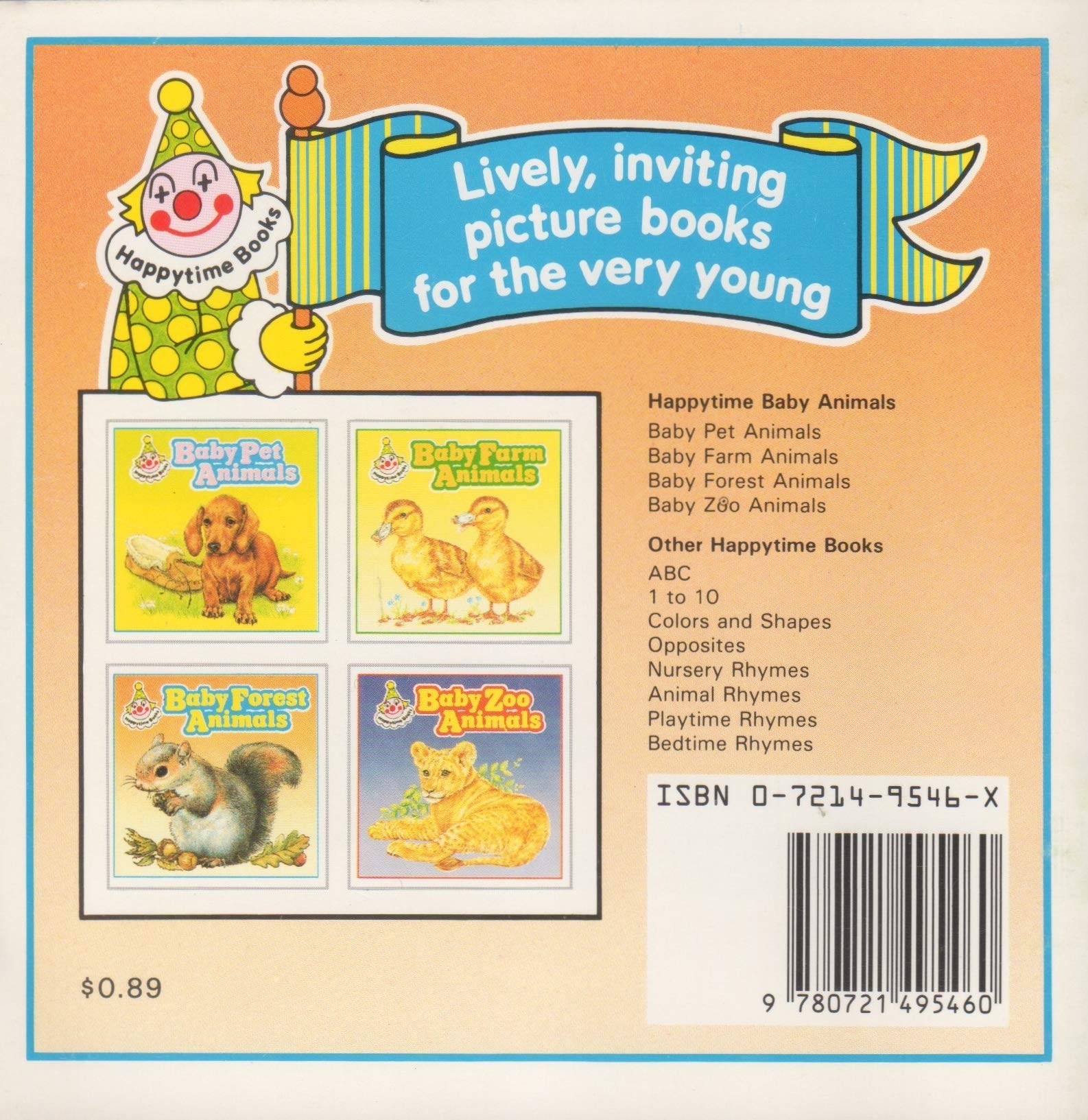 Baby Forest Animals (Happytime Books),Used
