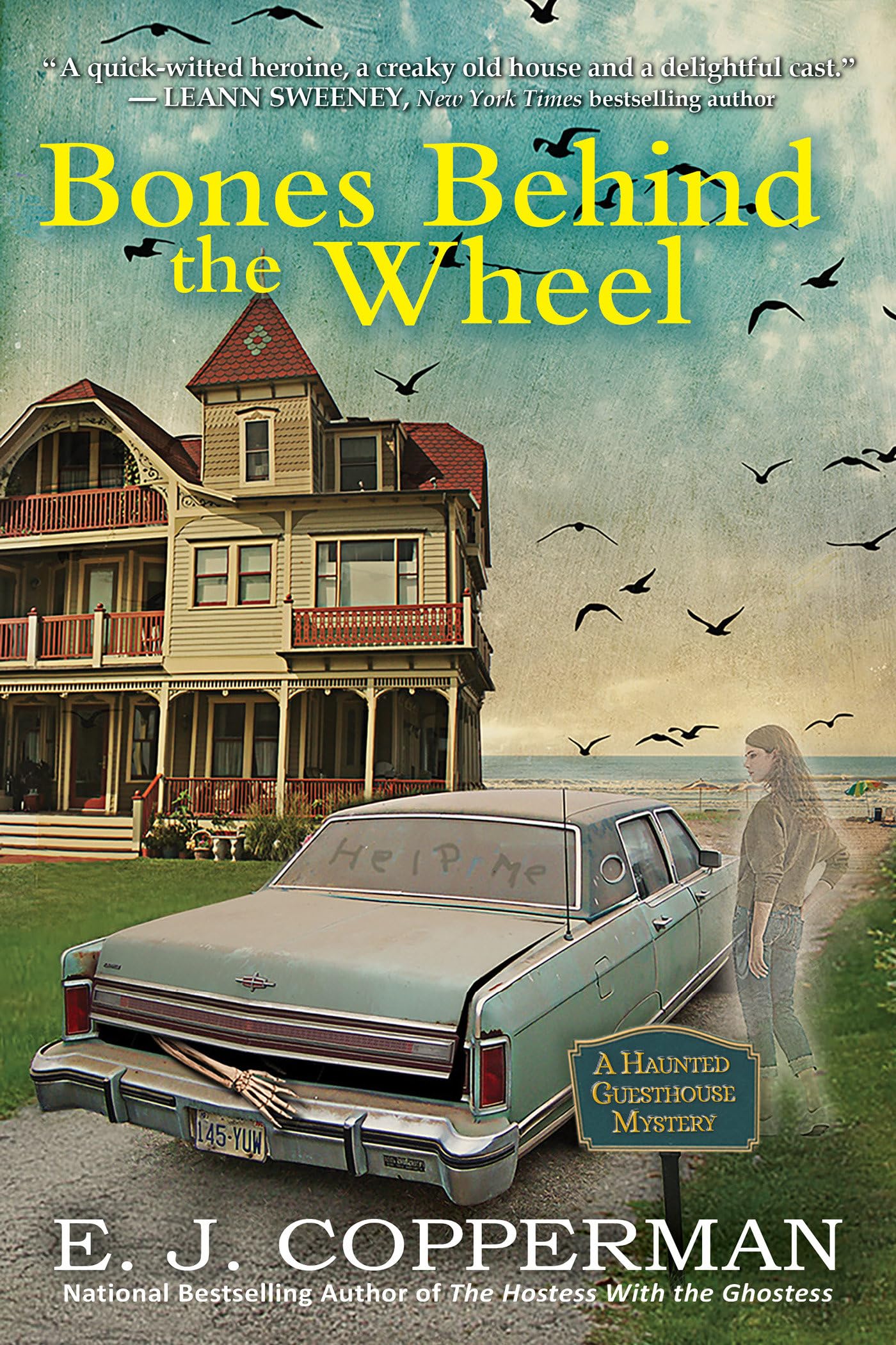 Bones Behind The Wheel: A Haunted Guesthouse Mystery