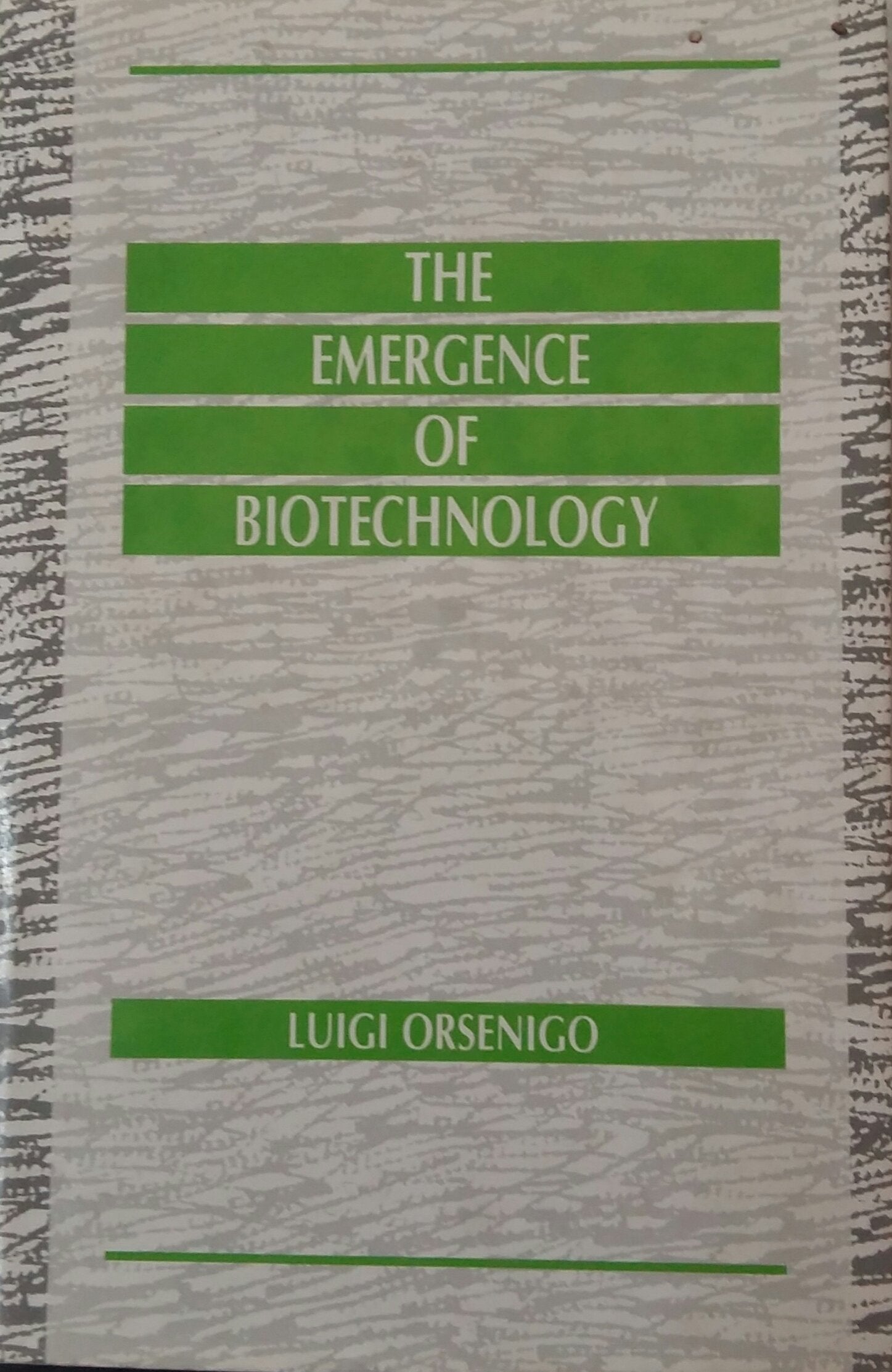 The emergence of biotechnology: Institutions and markets in industrial innovation,New