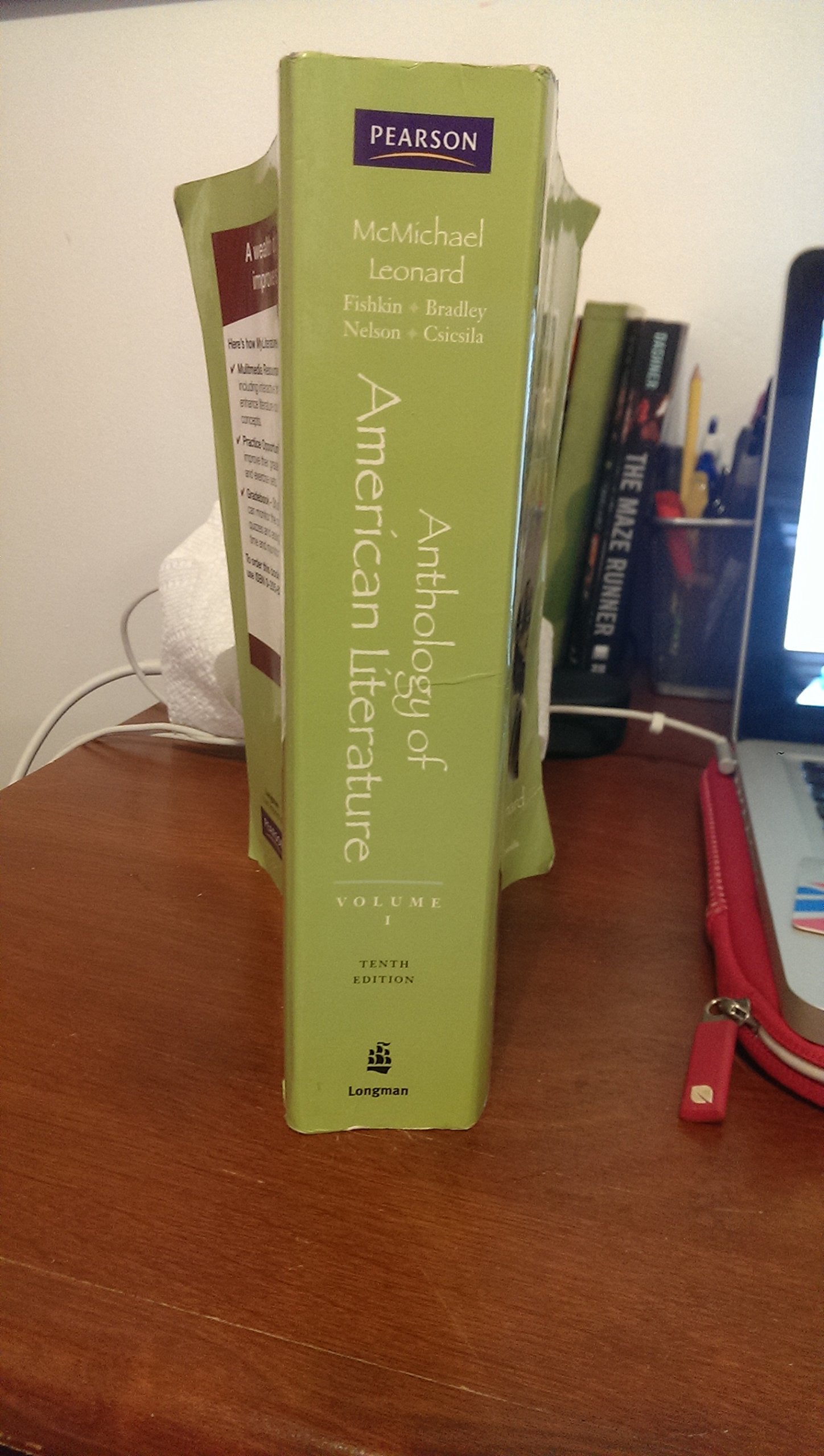 Anthology Of American Literature, Volume I (10Th Edition),New