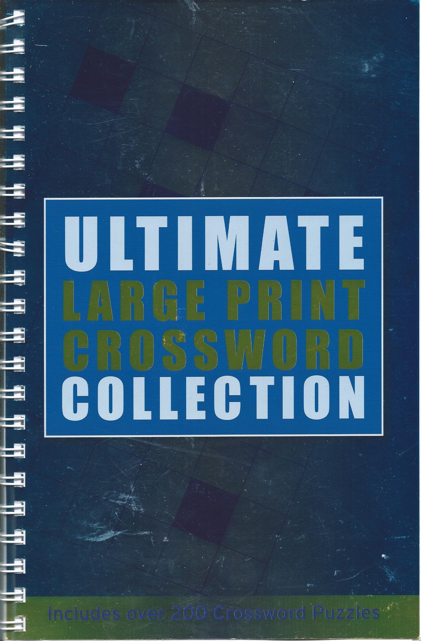 Ultimate Large Print Crossword Collection (Spiral Crosswords),New