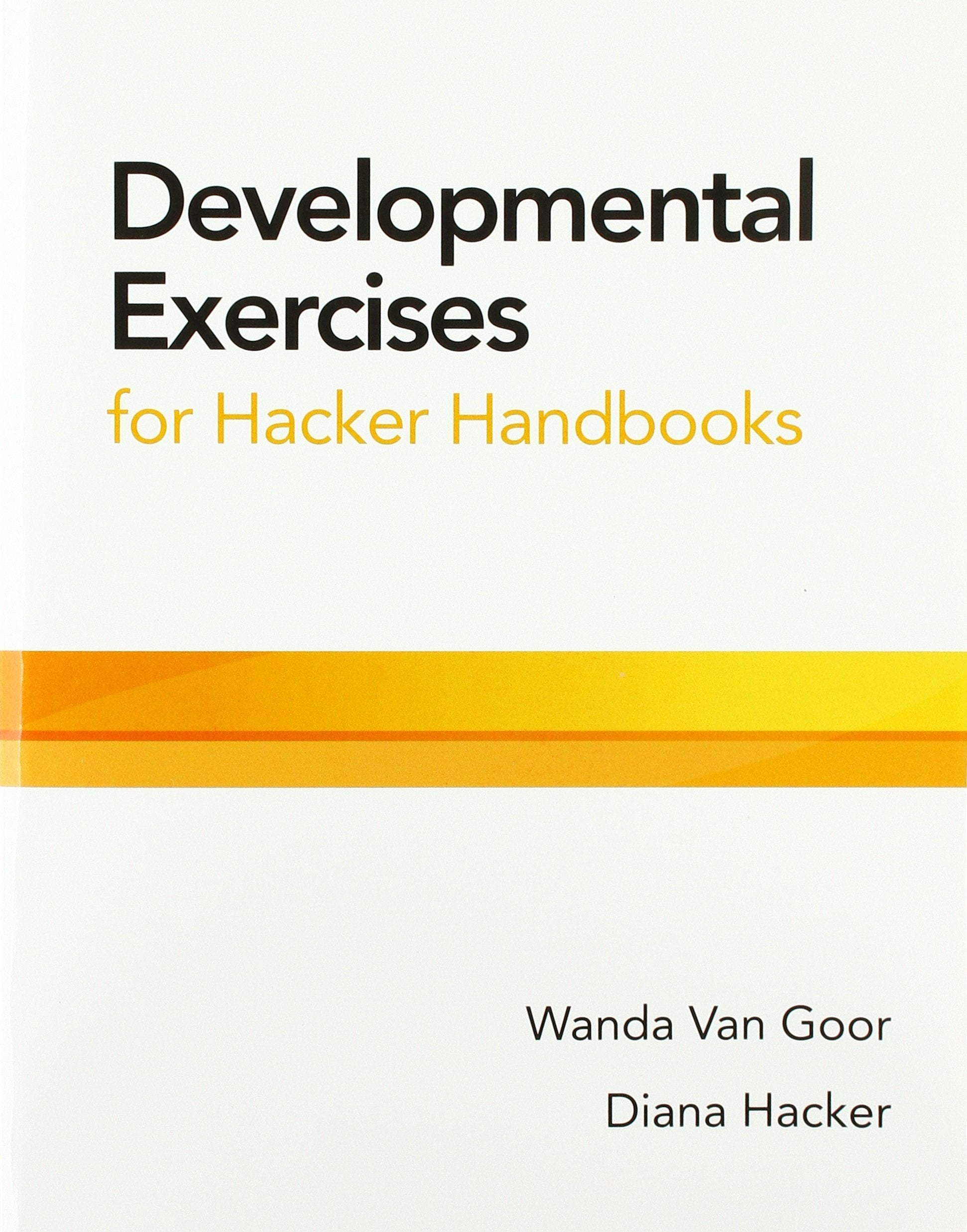 Developmental Exercises for Hacker Handbooks,Used