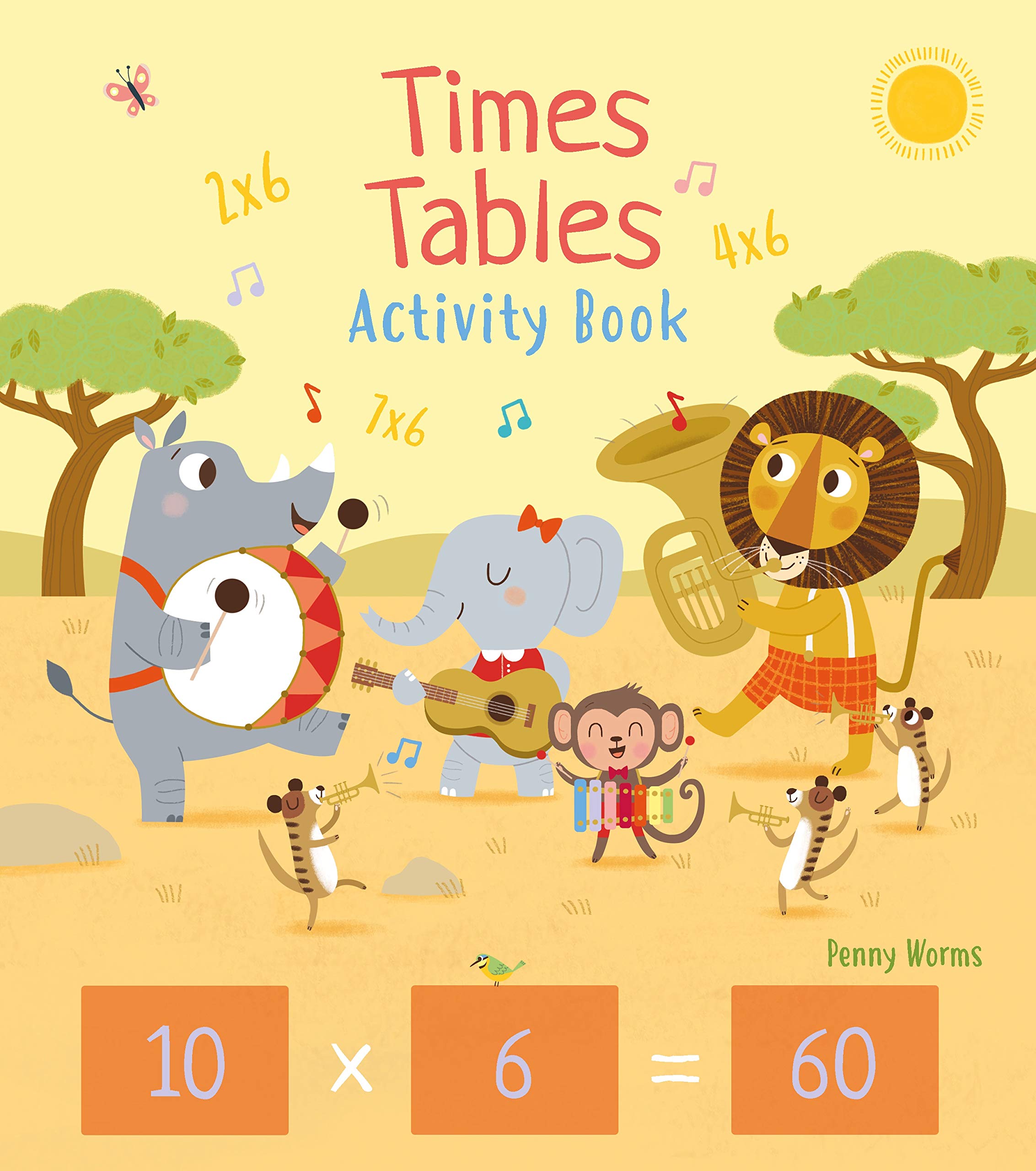 Times Tables Activity Book (Arcturus Math Skills Workbooks, 2),Used