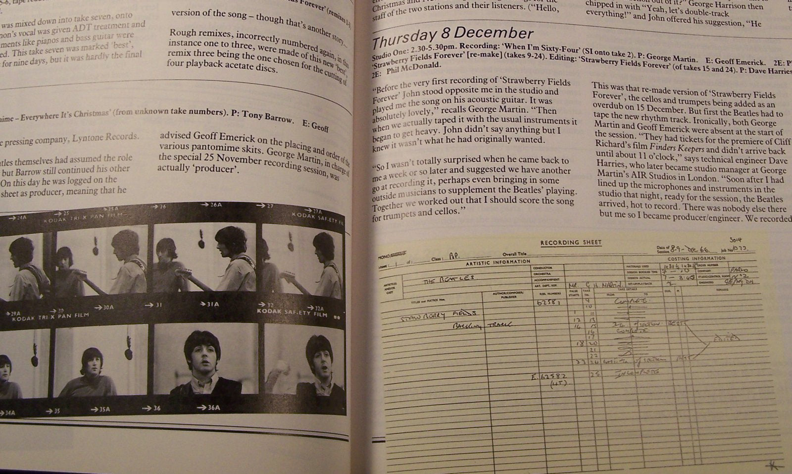 The Beatles: Recording Sessions: The Official Abbey Road Studio Session Notes, 19621970,New