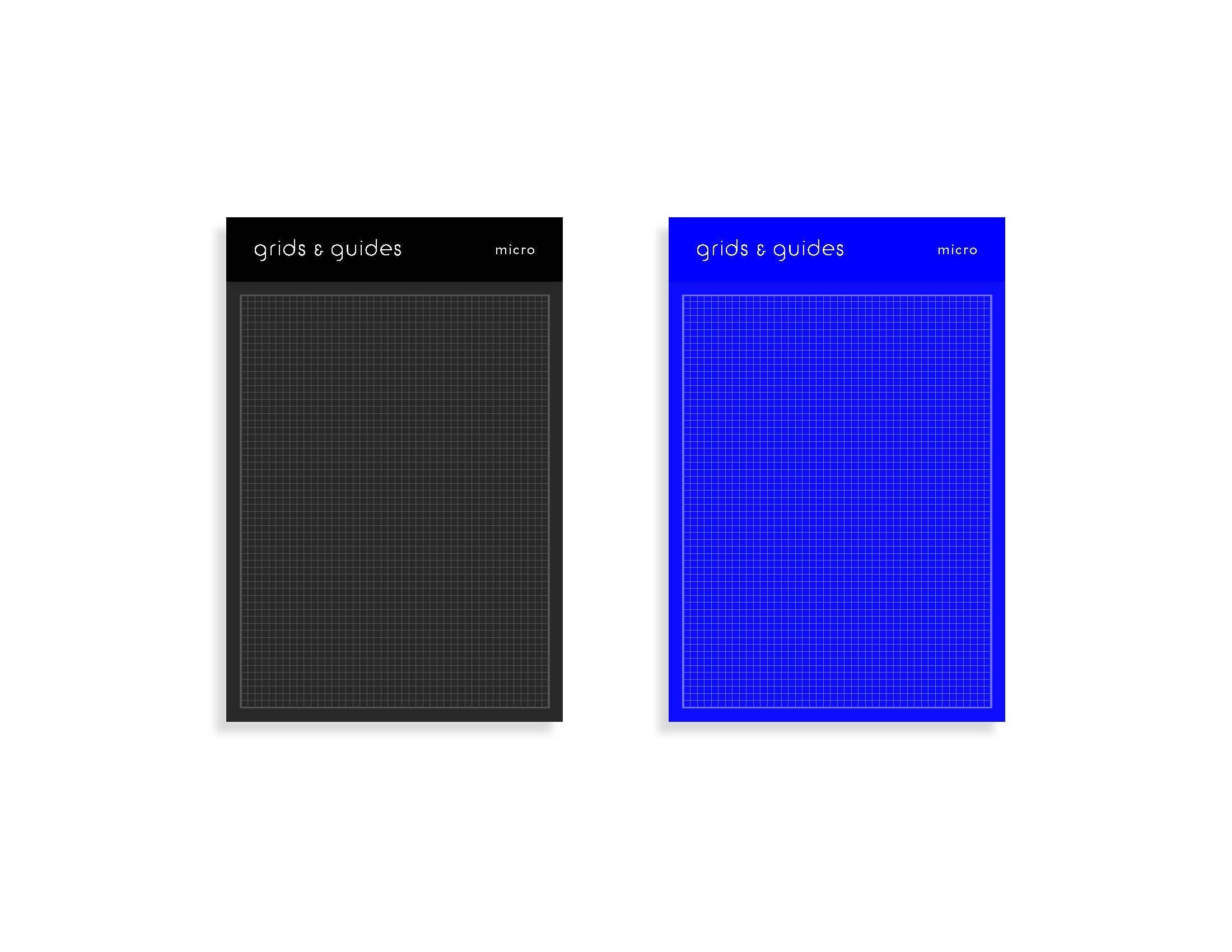 Grids & Guides (Micro Black): A Pocket Size Notebook