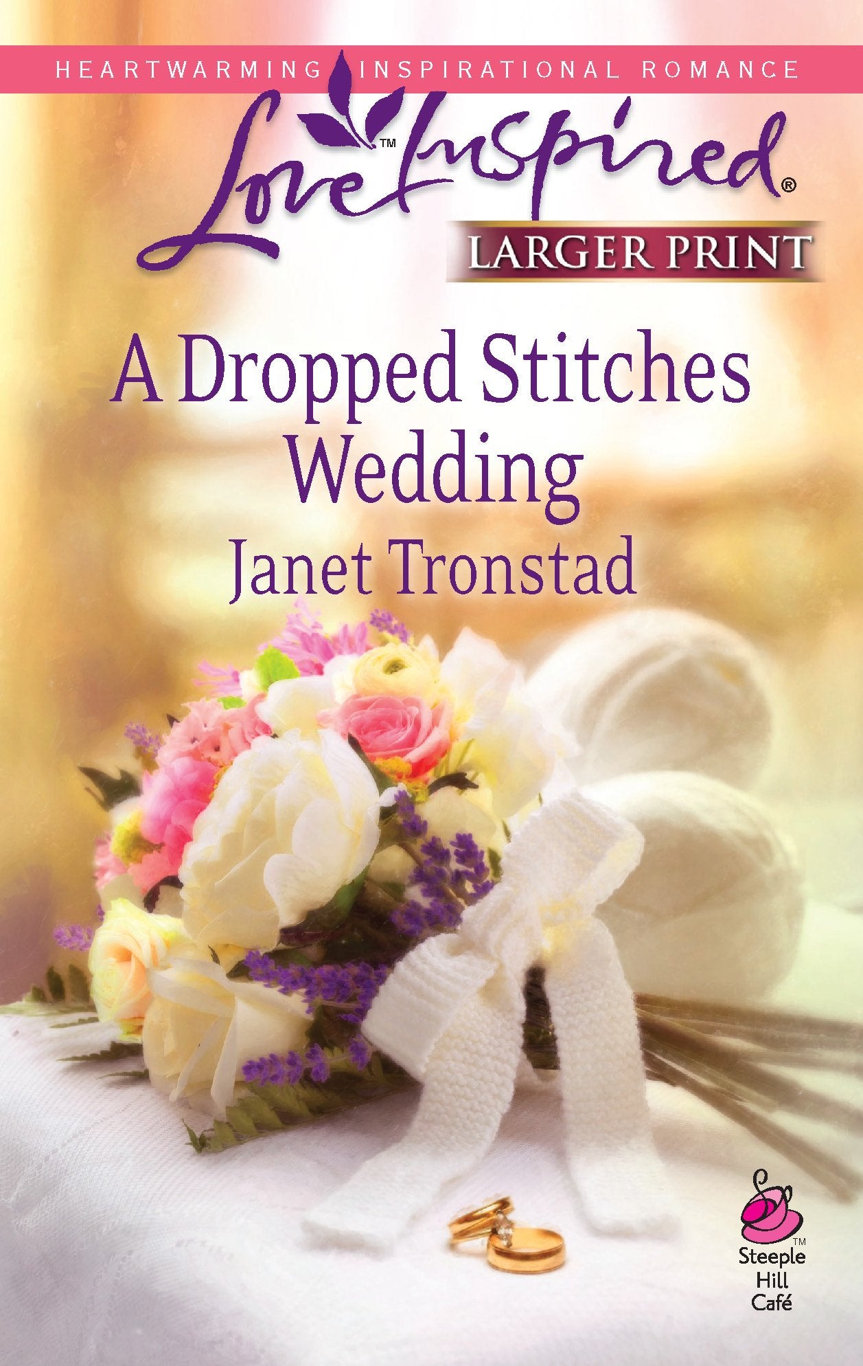 A Dropped Stitches Wedding (Sisterhood Series #3) (Larger Print Love Inspired #486),Used