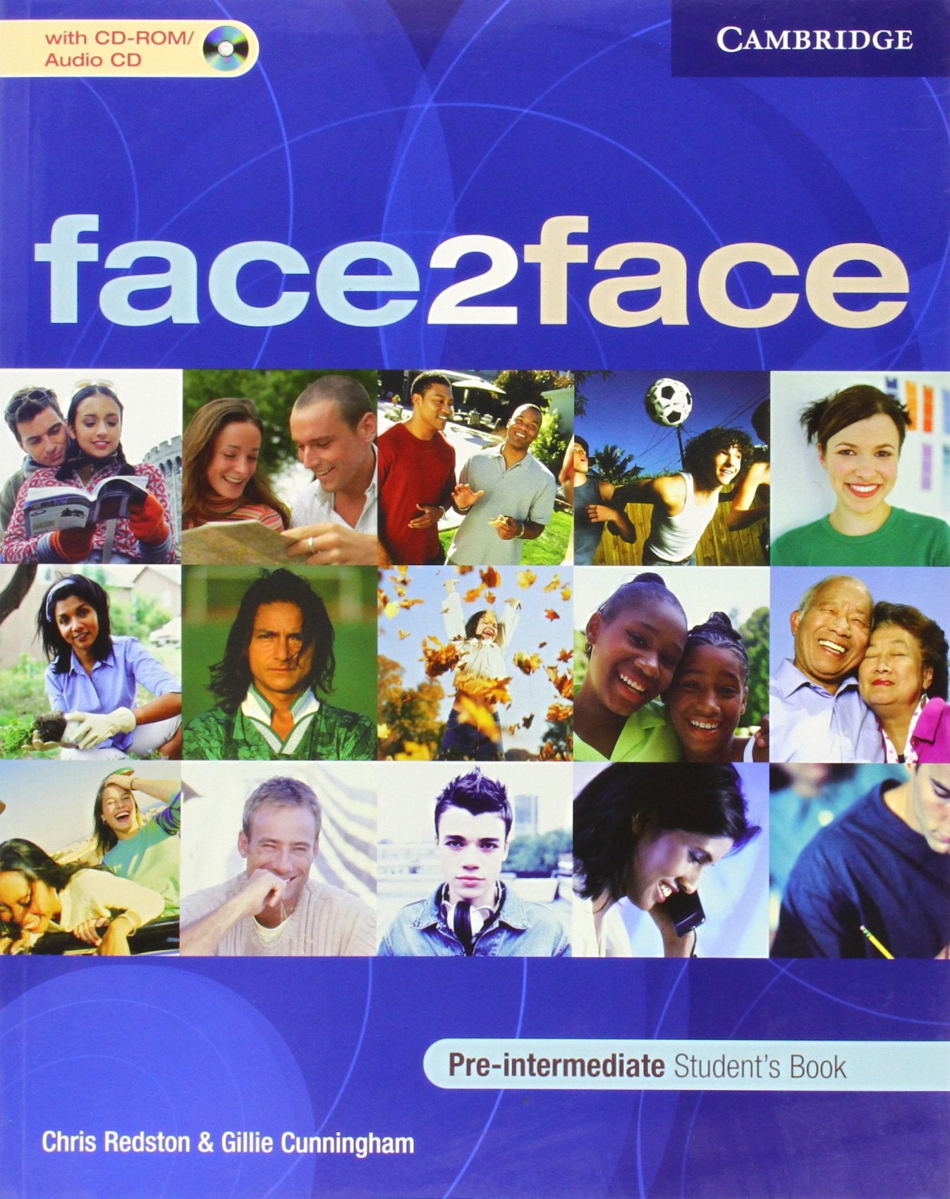 face2face Preintermediate Student's Book with CDROM/Audio CD,Used