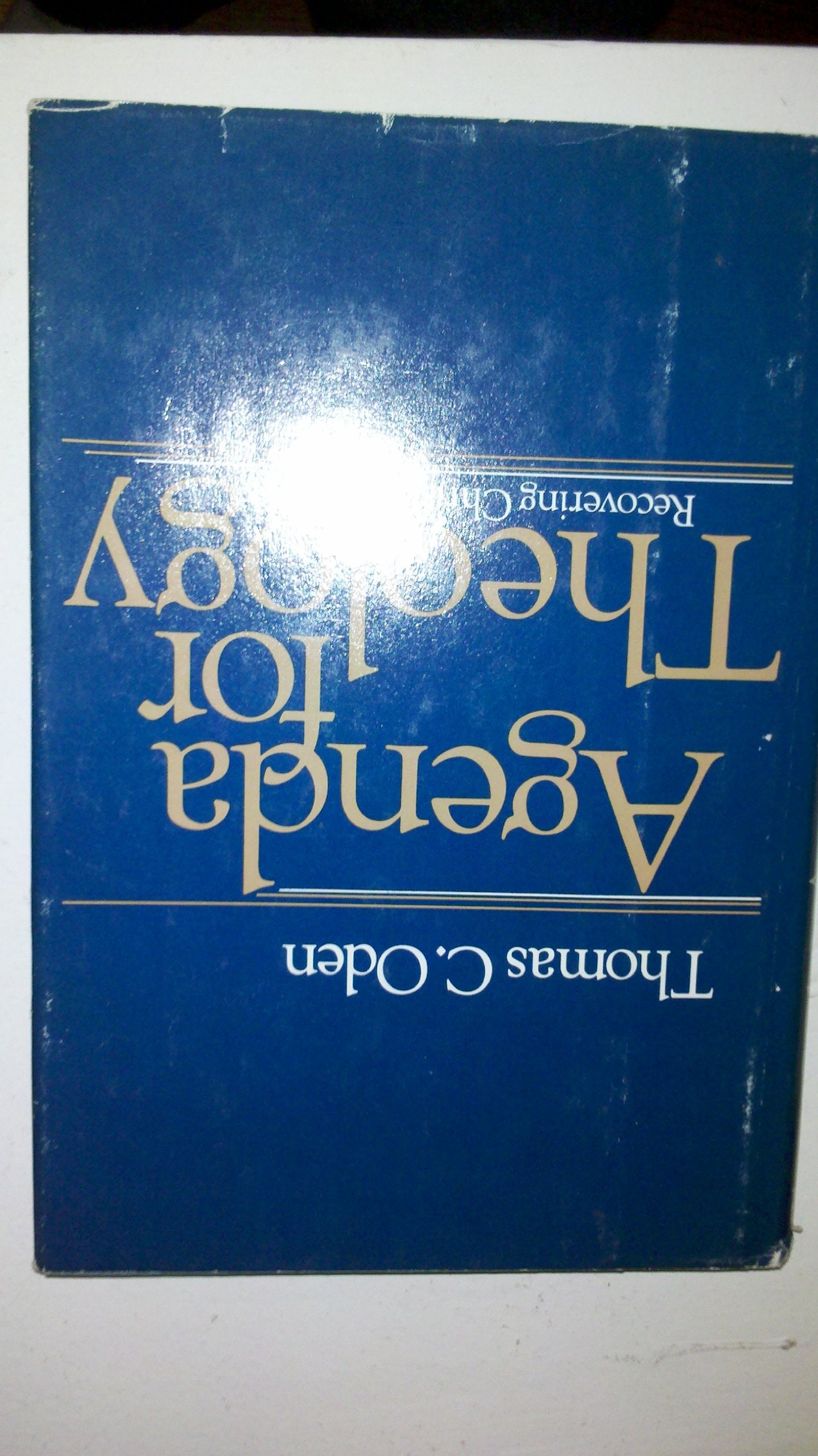 Agenda for theology,Used