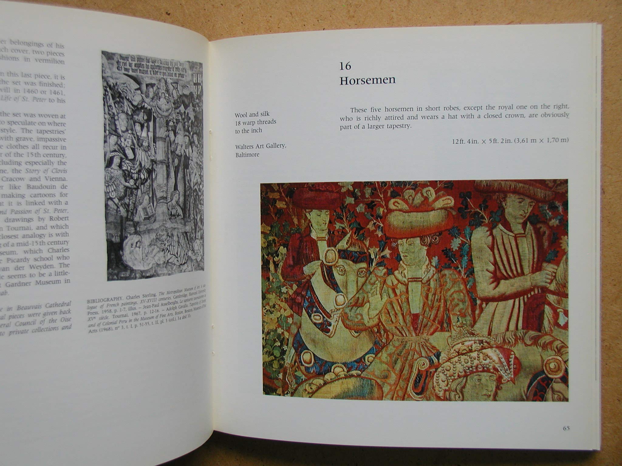 Masterpieces of Tapestry from the Fourteenth to the Sixteenth Century: An Exhibition at The Metropolitan Museum of Art,Used