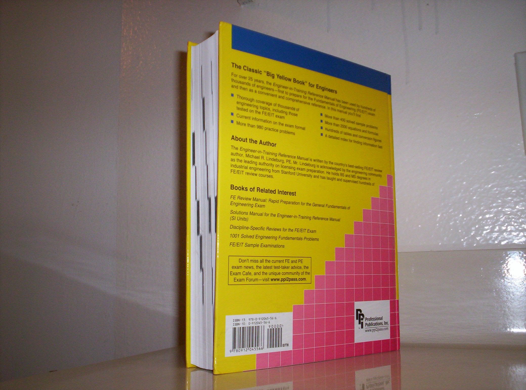 EngineerInTraining Reference Manual,New